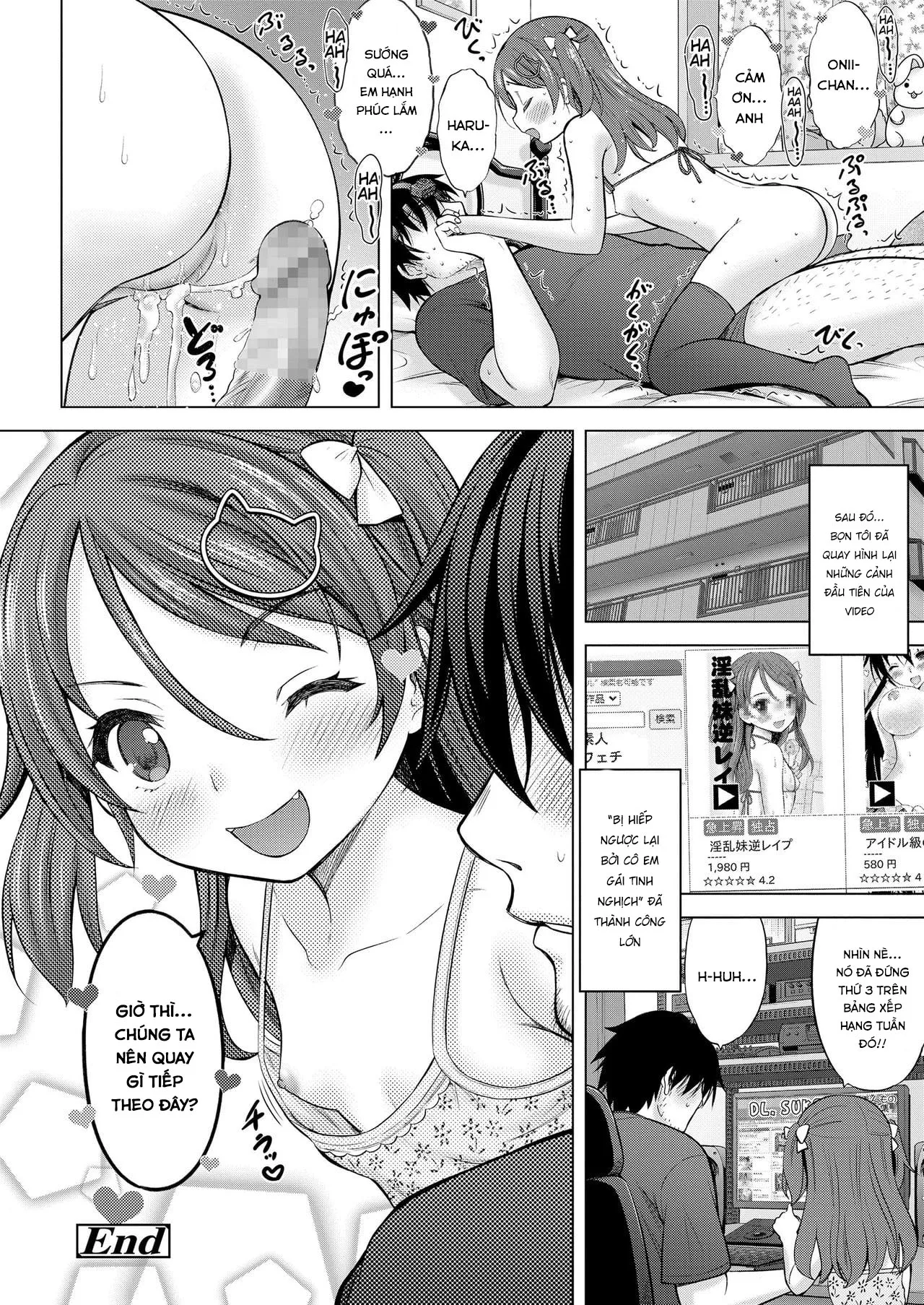HentaiVN.net - Ảnh 30 - Ý tưởng làm AV của em gái! [Imouto AV Daisakusen!; Li'l Sis' AV Idea!] - Oneshot