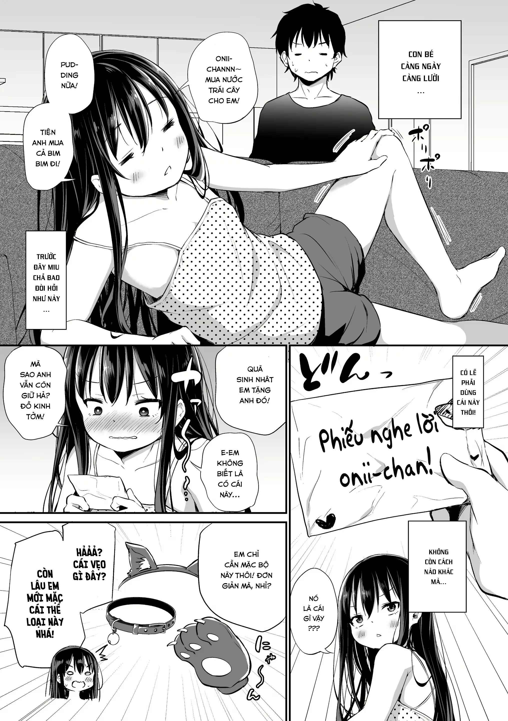 HentaiVN.net - Ảnh 13 - Cuộc sống thường ngày với cô em gái Tsundere [Tsundere Imouto To No Nichijou] - Chap 4: Ít cơm tró hơn để dành chap 5