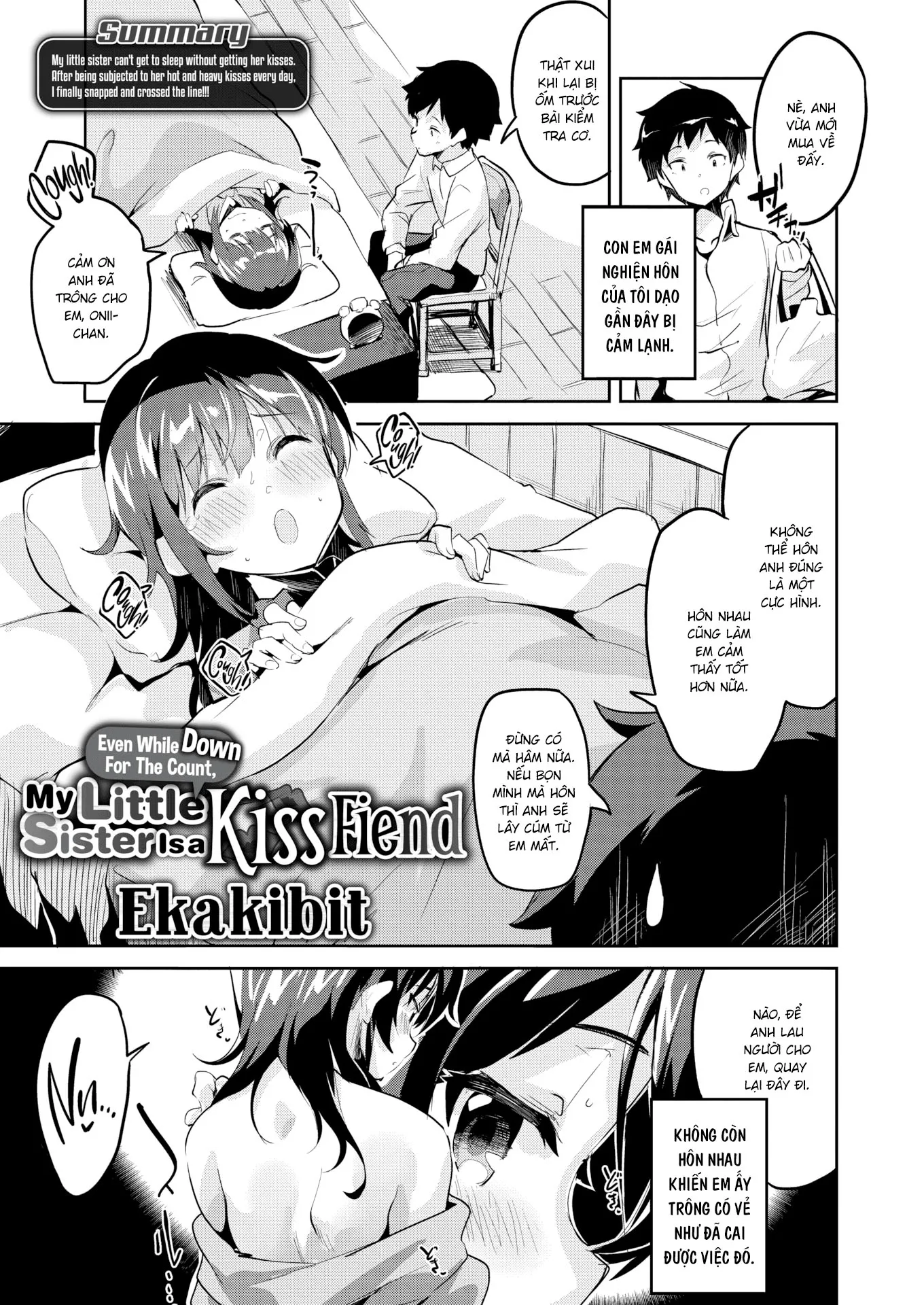 HentaiVN.net - Ảnh 3 - Dù bị ốm, nhưng con em tôi vẫn nghiền hôn - Oneshot