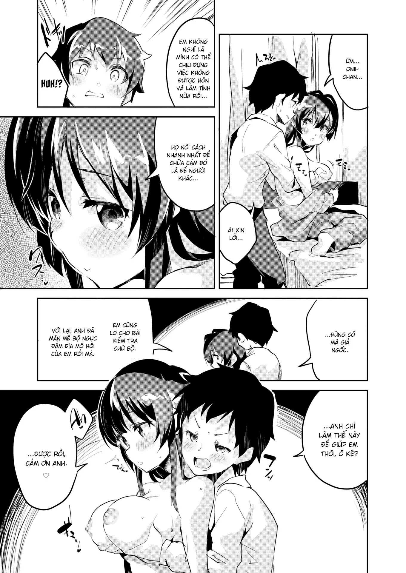HentaiVN.net - Ảnh 7 - Dù bị ốm, nhưng con em tôi vẫn nghiền hôn - Oneshot