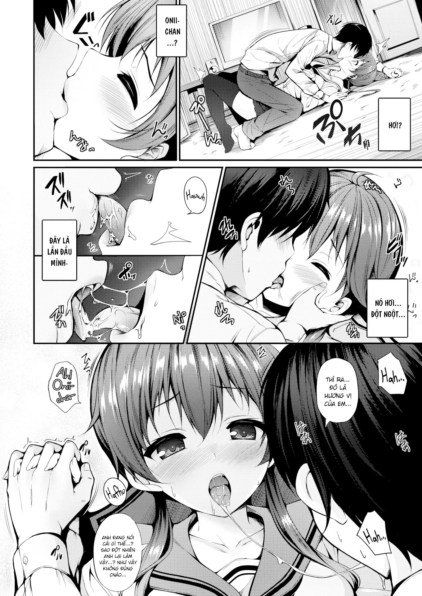 HentaiVN.net - Ảnh 6 - Nhiệm vụ của em gái [Little Sister's Duty] - Oneshot