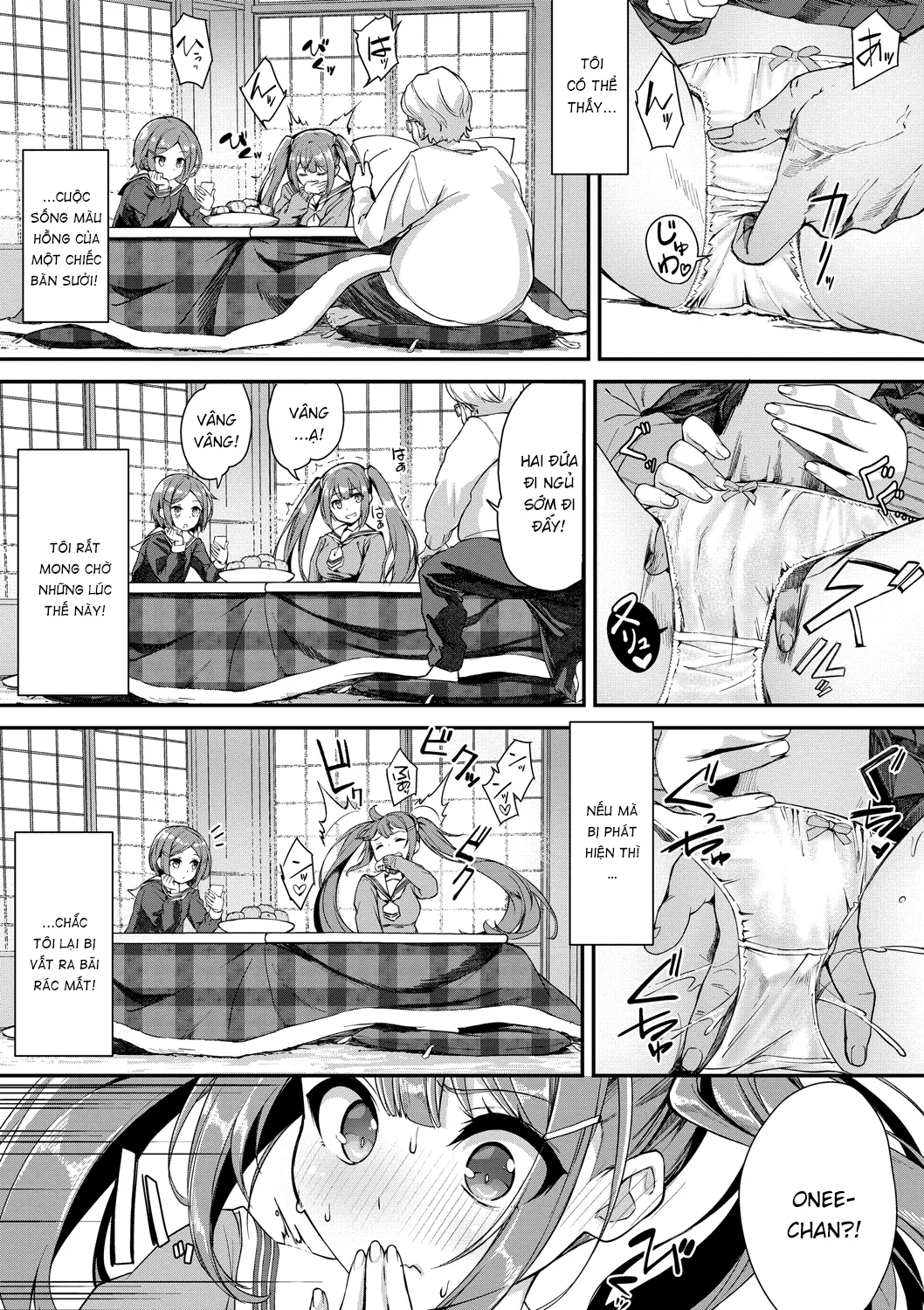 HentaiVN.net - Ảnh 5 - Câu chuyện bàn sưởi thời Heisei [Heisei Kotatsu Monogatari; 平成炬燵物語] - Oneshot