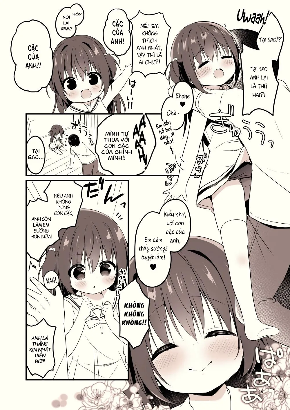 HentaiVN.net - Ảnh 4 - Em yêu Onii-chan nhất thứ hai trên đời này [I love Onii-chan second most in the world; Onii-chan wa Sekai de 2-banme ni Daisuki; お兄ちゃんは世界で2ばんめにだいすき] - Oneshot