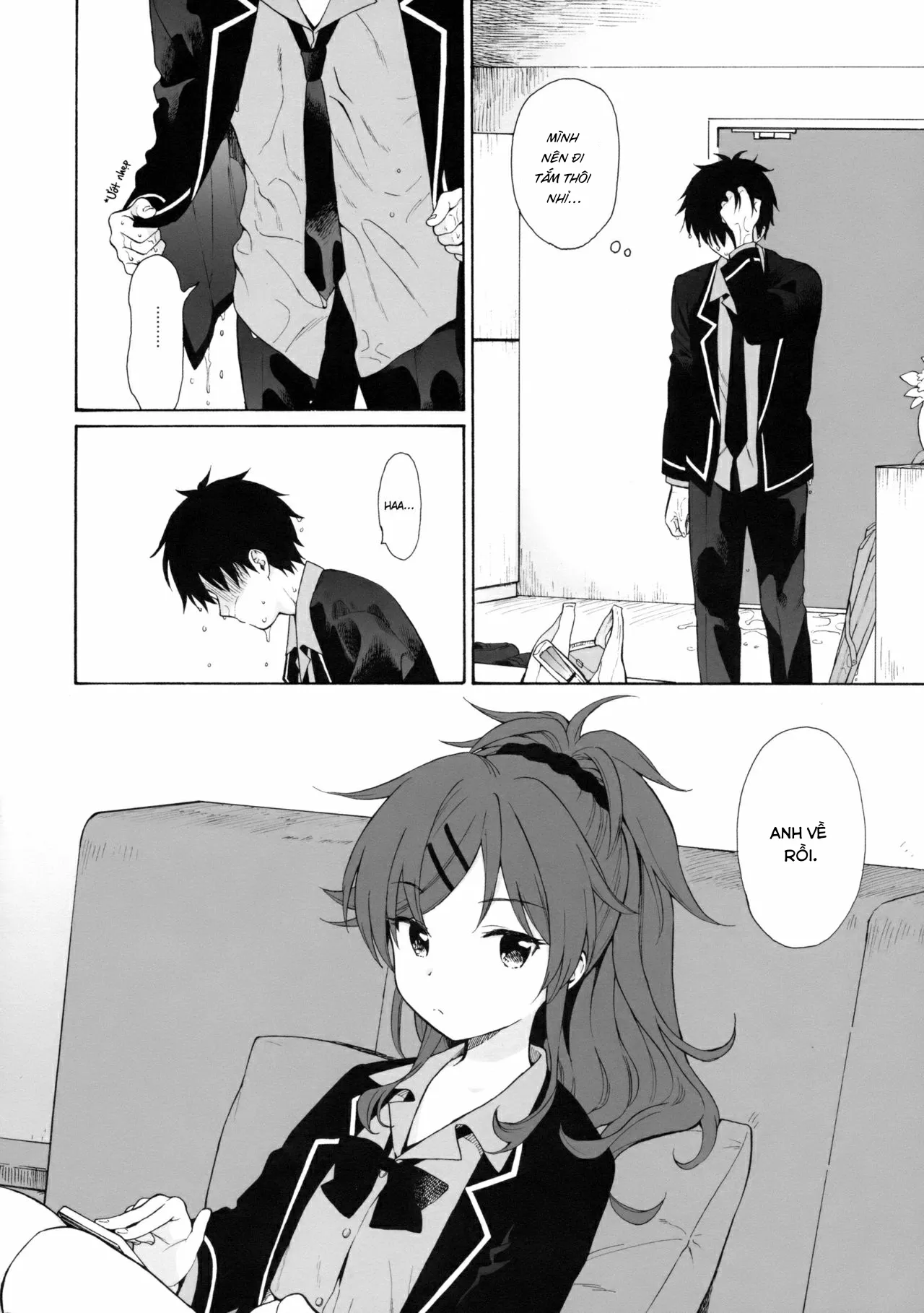 HentaiVN.net - Ảnh 7 - Ame no Ondo [雨の温度] - Oneshot