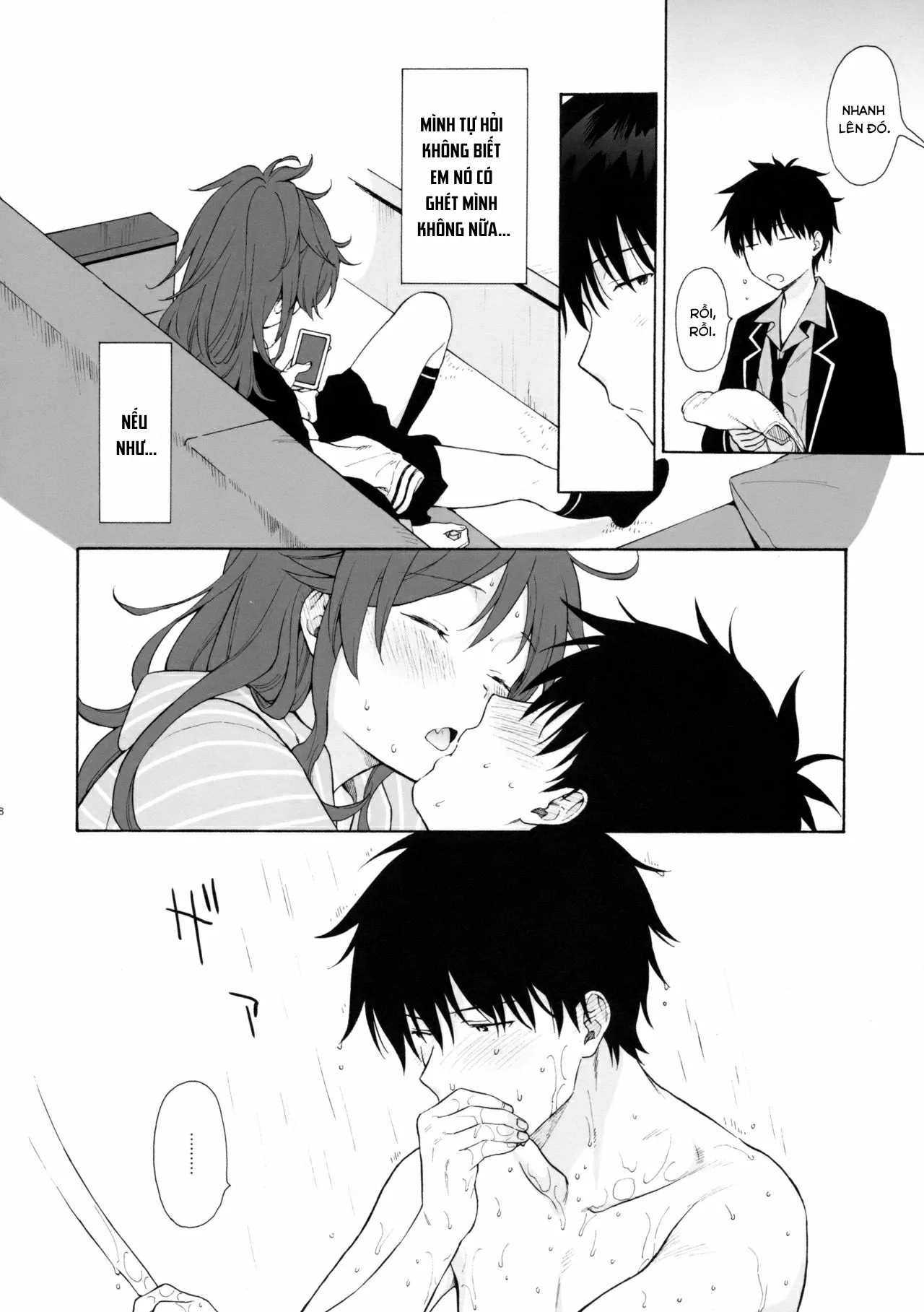 HentaiVN.net - Ảnh 9 - Ame no Ondo [雨の温度] - Oneshot