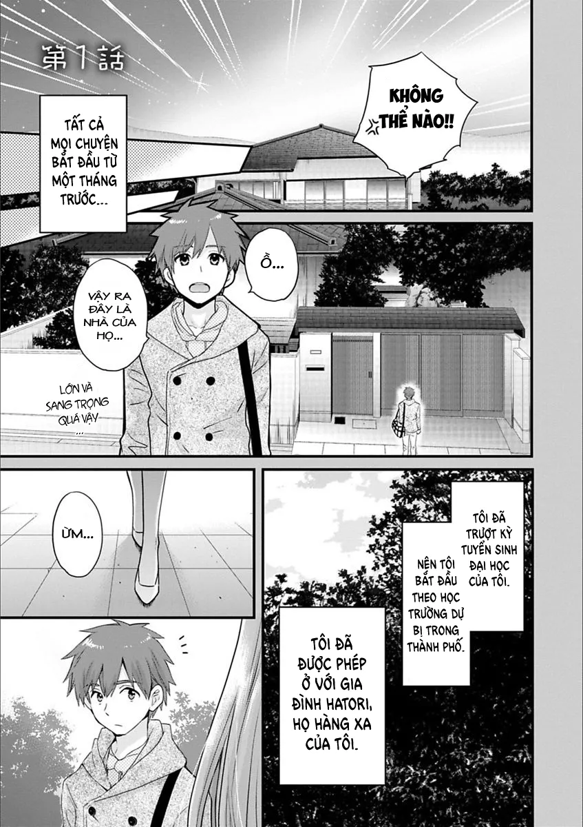 HentaiVN.net - Ảnh 7 - Ayatsure! Sisters - Chap 1