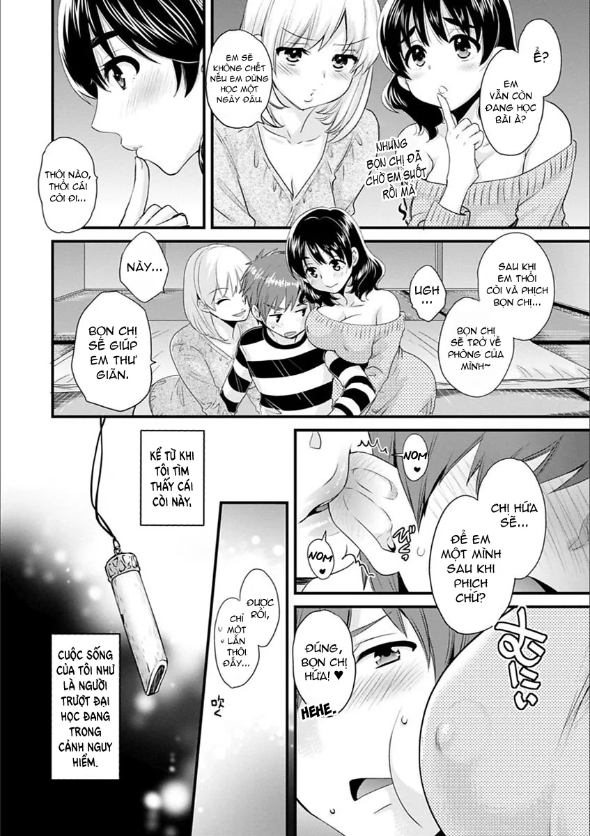 HentaiVN.net - Ảnh 3 - Ayatsure! Sisters - Chap 2