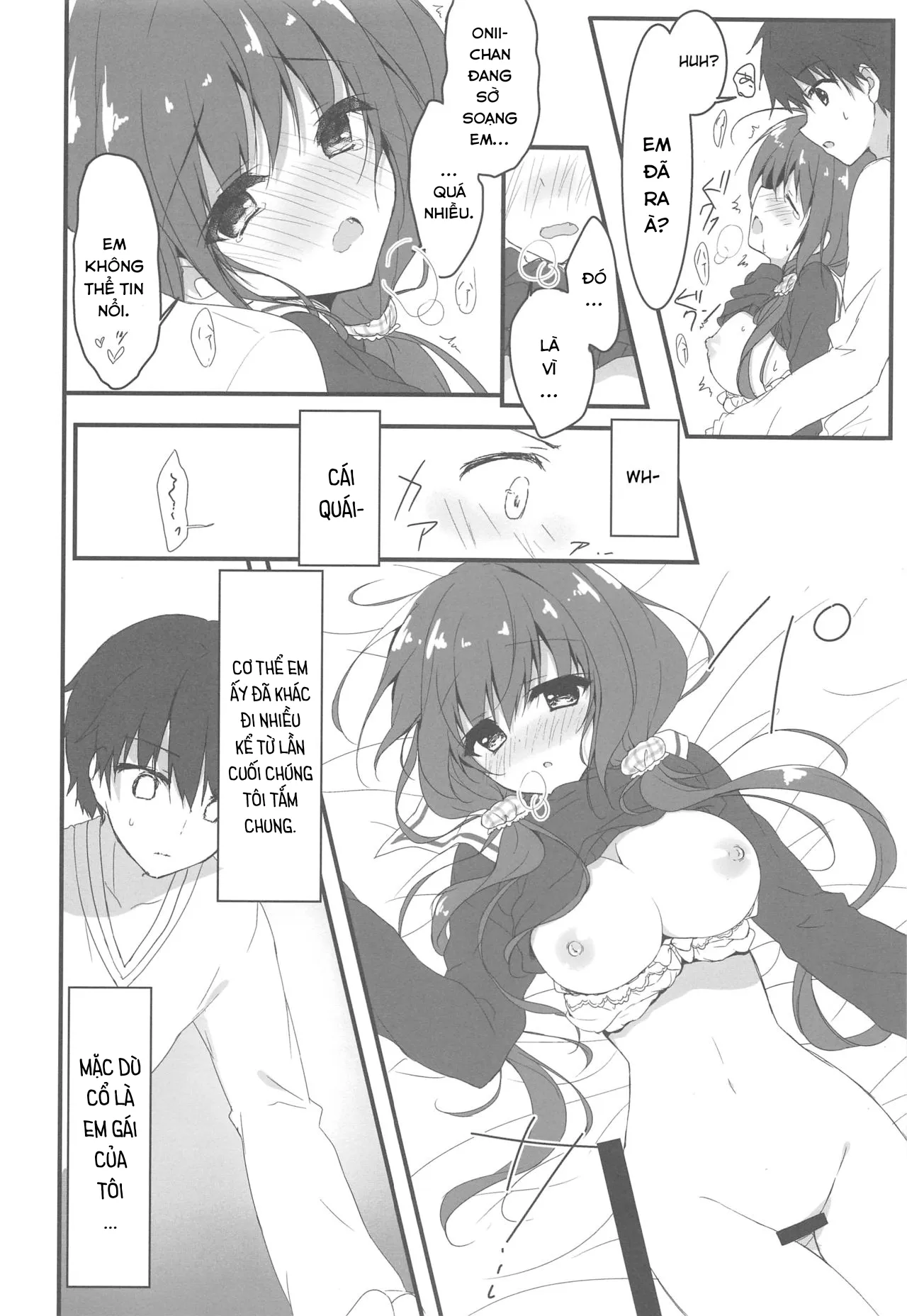 HentaiVN.net - Ảnh 12 - Xin lỗi, Onii-chan, em yêu anh. [Gomennasai, Onii-chan ga Suki desu.; I'm sorry, Onii-chan, I love you.] - Oneshot