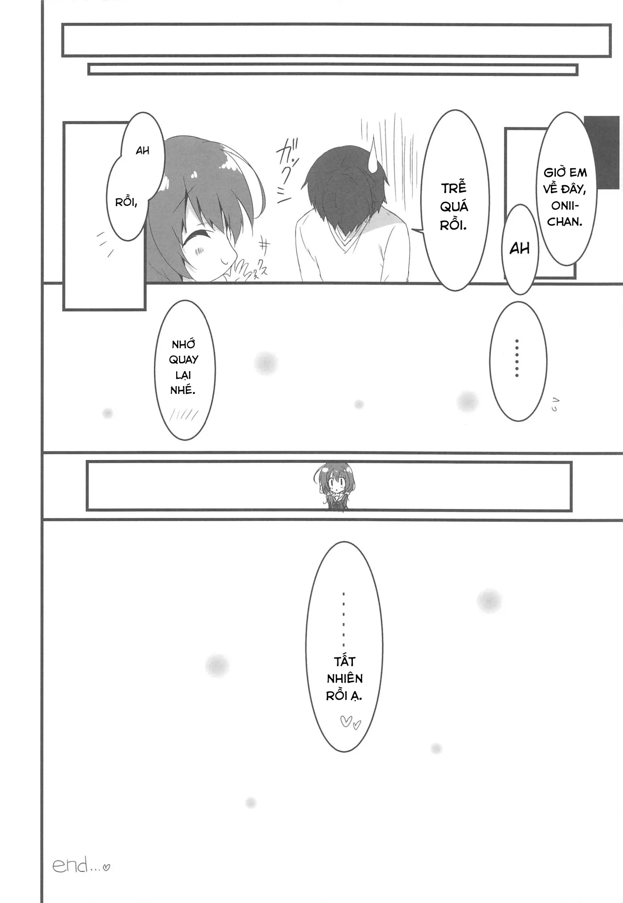 HentaiVN.net - Ảnh 18 - Xin lỗi, Onii-chan, em yêu anh. [Gomennasai, Onii-chan ga Suki desu.; I'm sorry, Onii-chan, I love you.] - Oneshot
