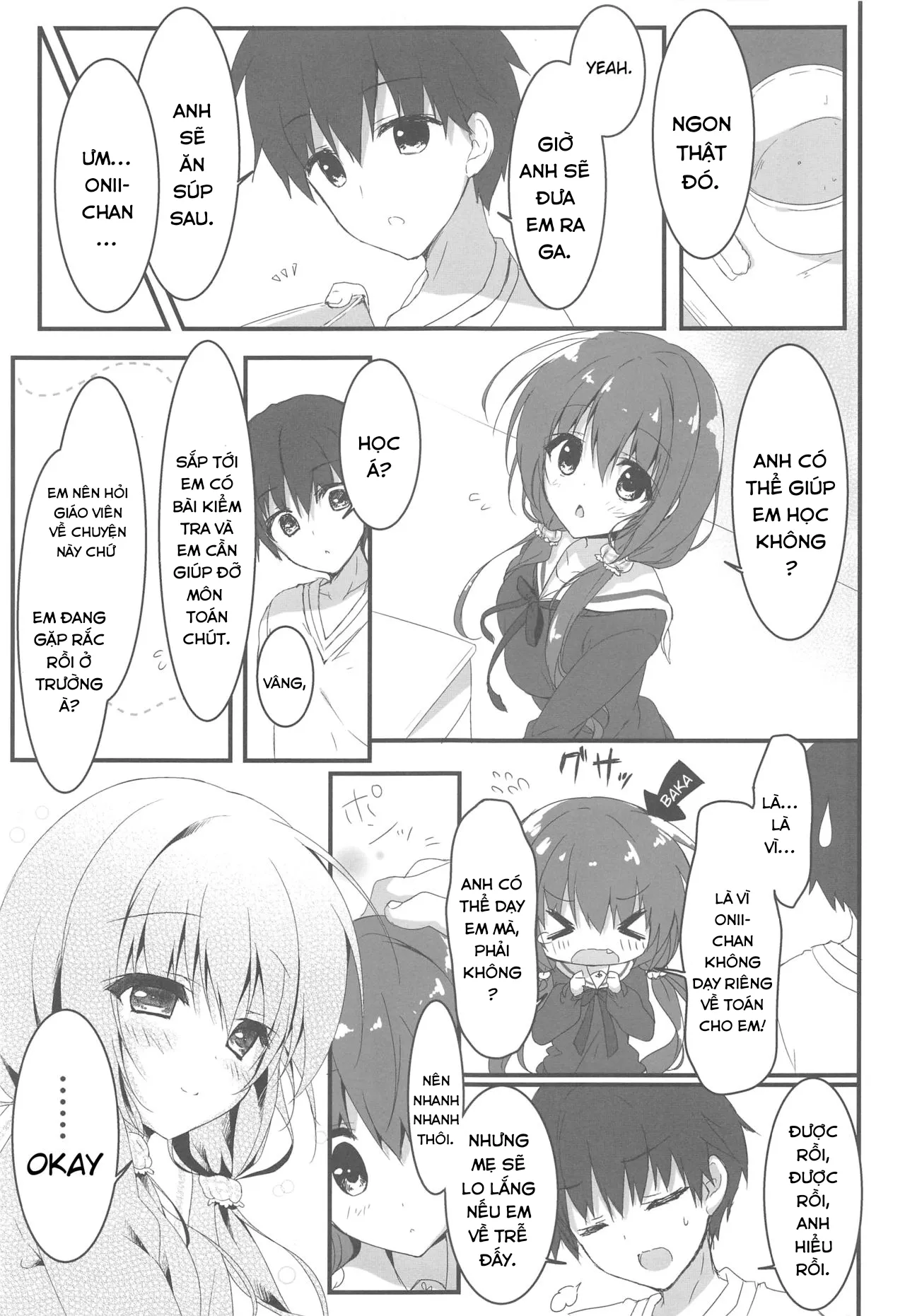HentaiVN.net - Ảnh 7 - Xin lỗi, Onii-chan, em yêu anh. [Gomennasai, Onii-chan ga Suki desu.; I'm sorry, Onii-chan, I love you.] - Oneshot