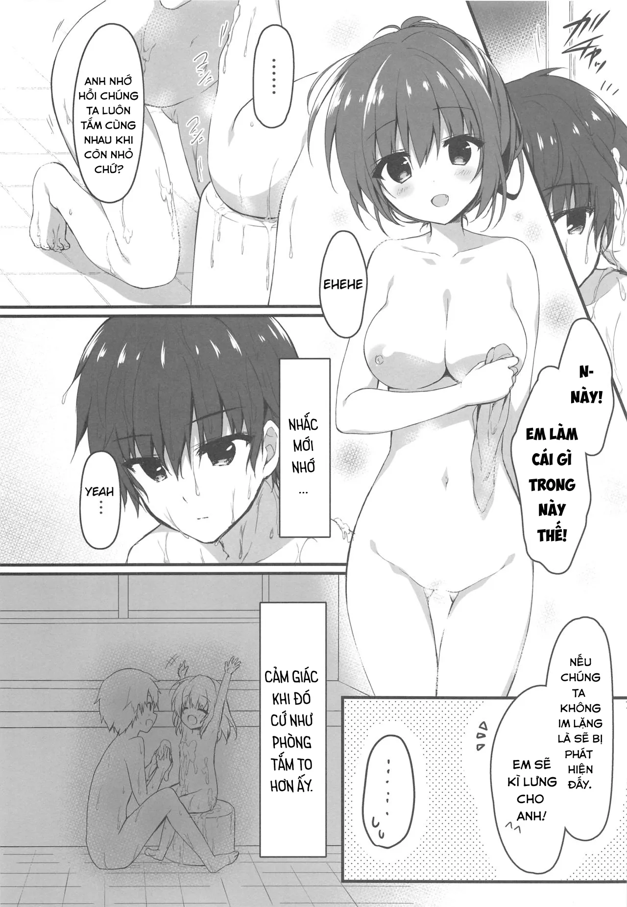 HentaiVN.net - Ảnh 11 - Cho em ở bên Onii-chan có được không...? [Onii-chan no Soba ni Ite mo Ii desu ka...?; Is it okay if I stay by Onii-chan's side...?] - Oneshot