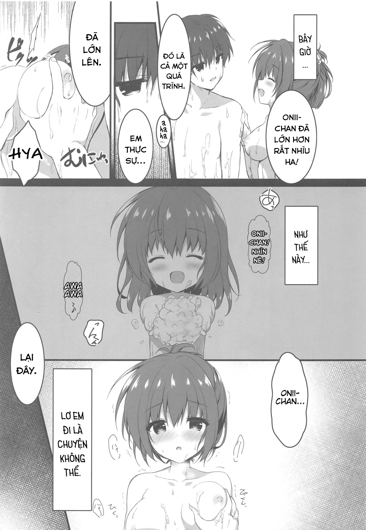 HentaiVN.net - Ảnh 12 - Cho em ở bên Onii-chan có được không...? [Onii-chan no Soba ni Ite mo Ii desu ka...?; Is it okay if I stay by Onii-chan's side...?] - Oneshot