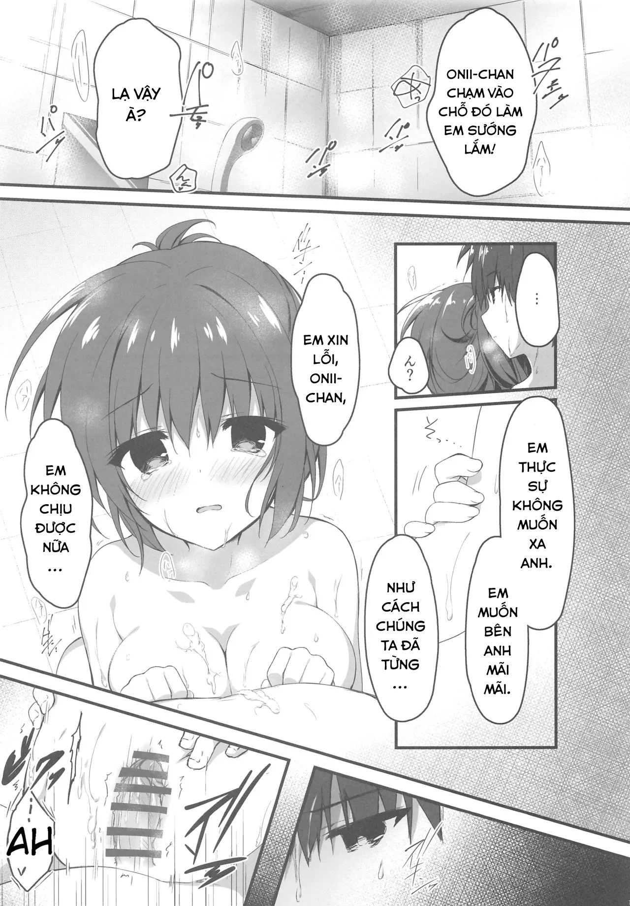 HentaiVN.net - Ảnh 14 - Cho em ở bên Onii-chan có được không...? [Onii-chan no Soba ni Ite mo Ii desu ka...?; Is it okay if I stay by Onii-chan's side...?] - Oneshot