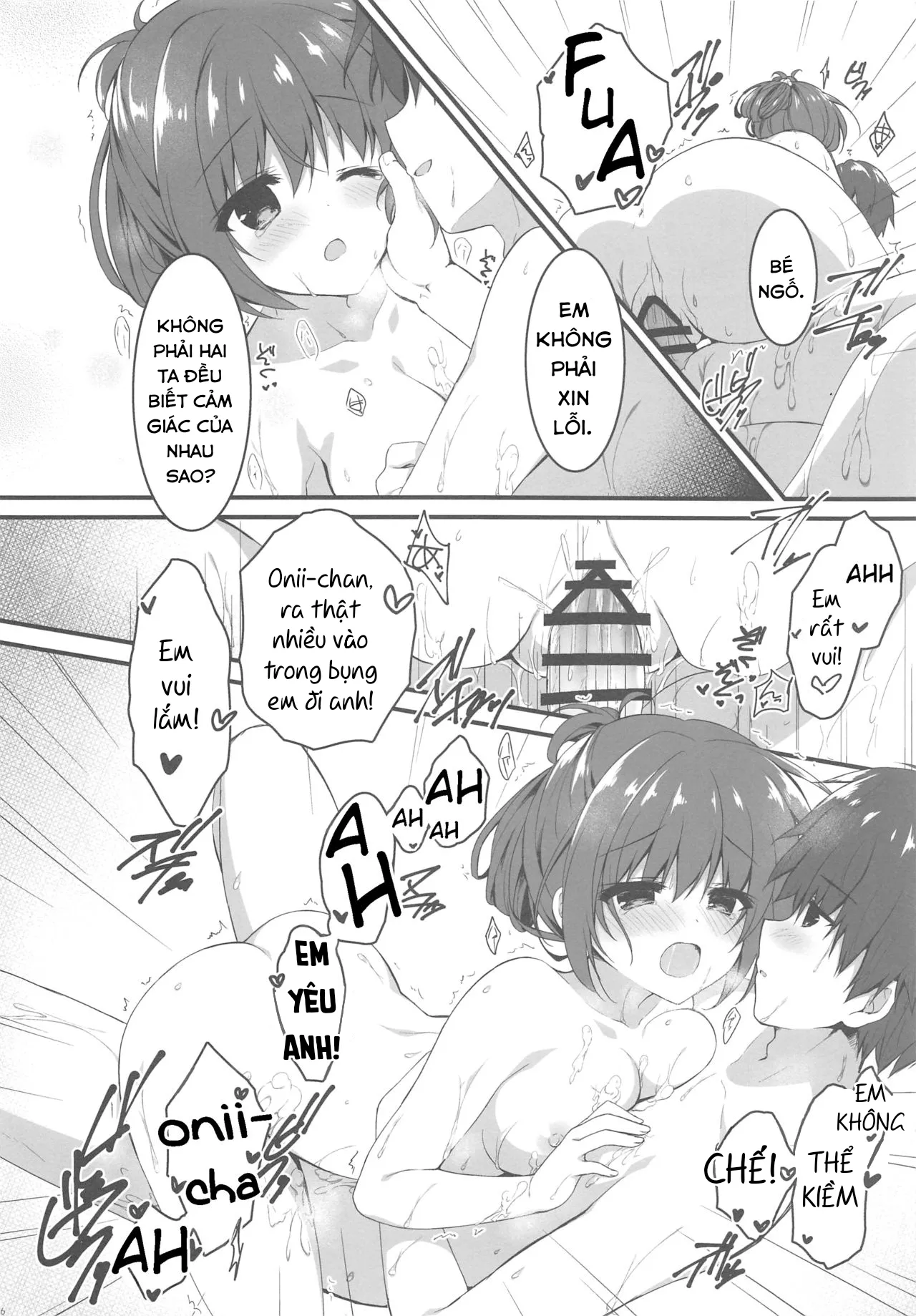 HentaiVN.net - Ảnh 15 - Cho em ở bên Onii-chan có được không...? [Onii-chan no Soba ni Ite mo Ii desu ka...?; Is it okay if I stay by Onii-chan's side...?] - Oneshot