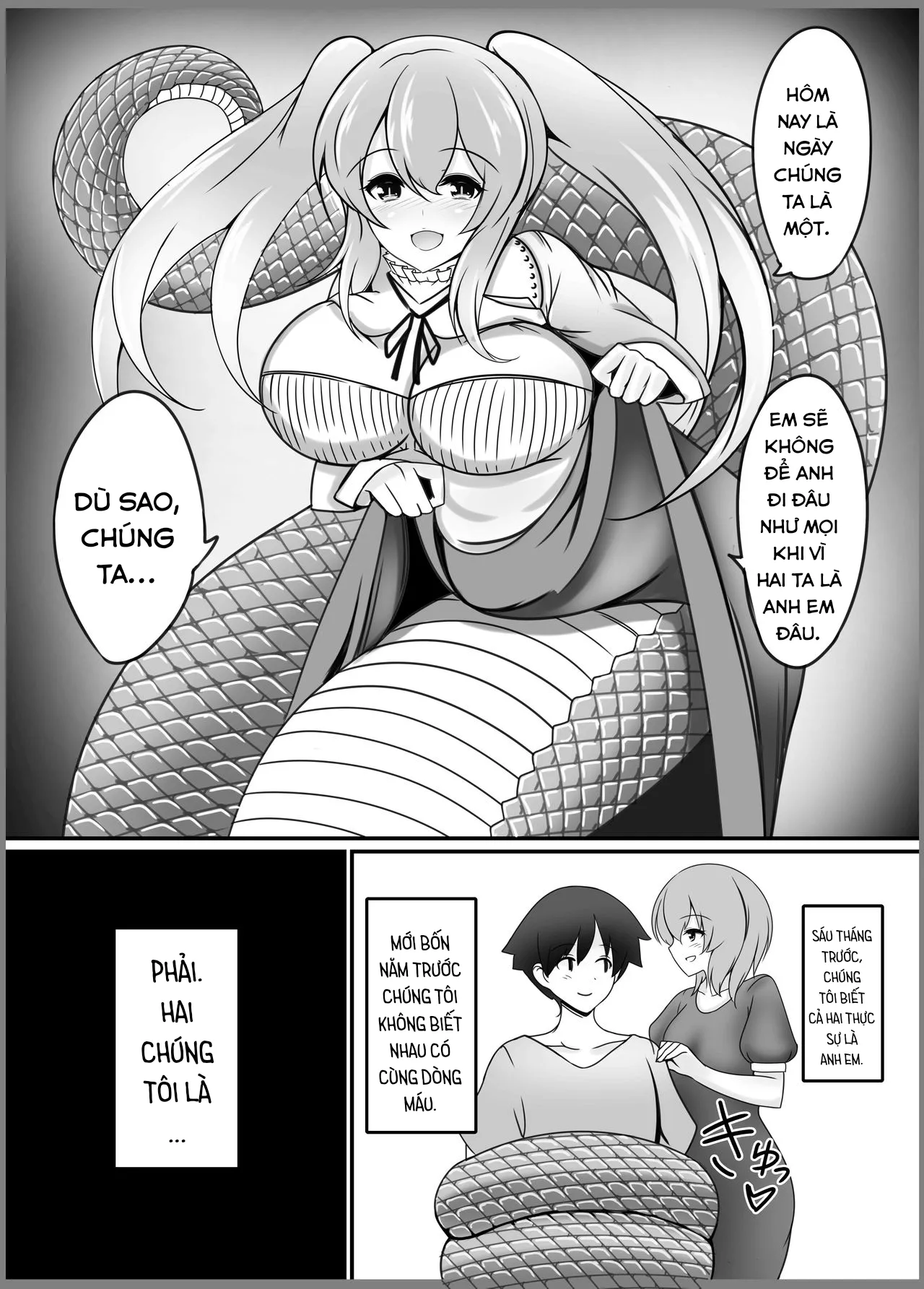 HentaiVN.net - Ảnh 4 - A Lamia's Tail Ties the Knot - Oneshot