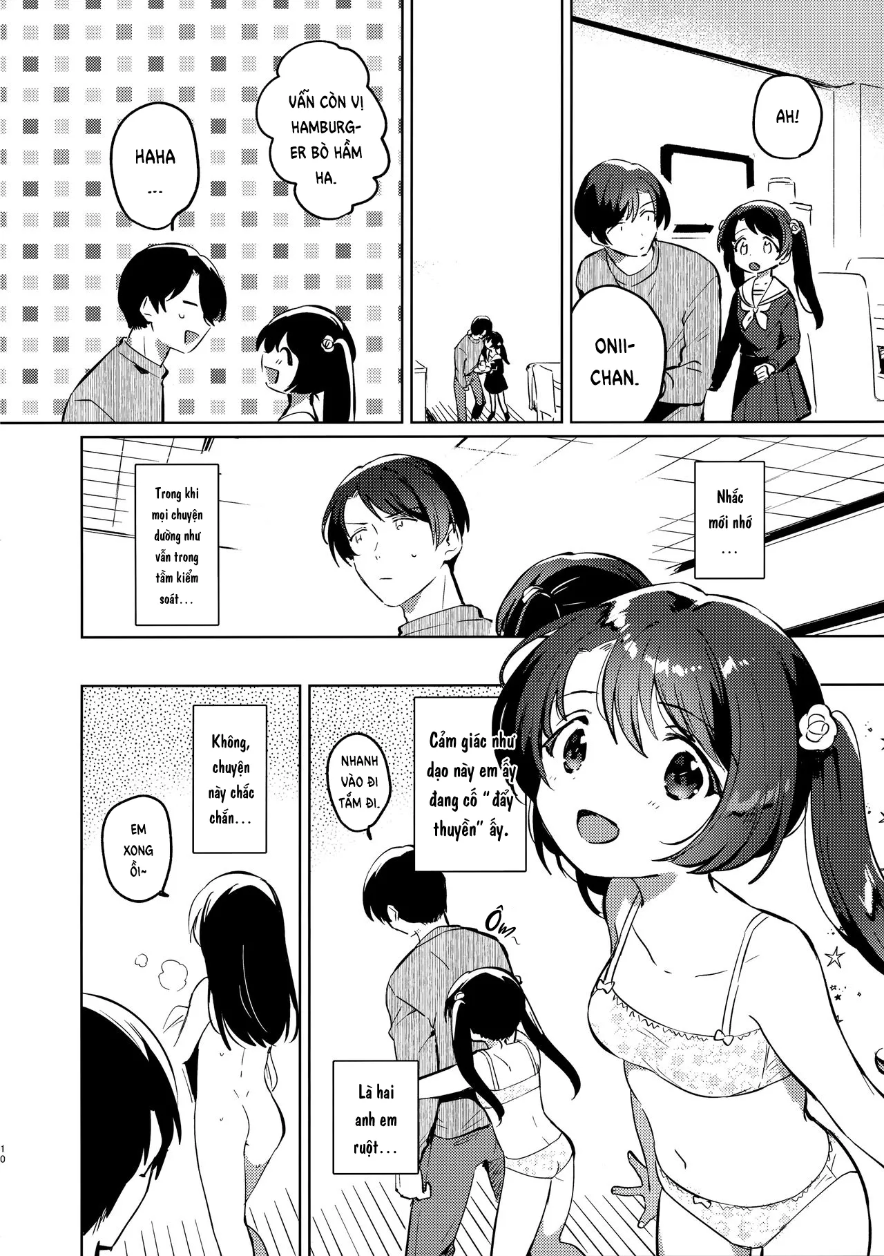 HentaiVN.net - Ảnh 10 - Đại dịch bên em [Imouto to Lockdown;妹とロックダウン] - Oneshot