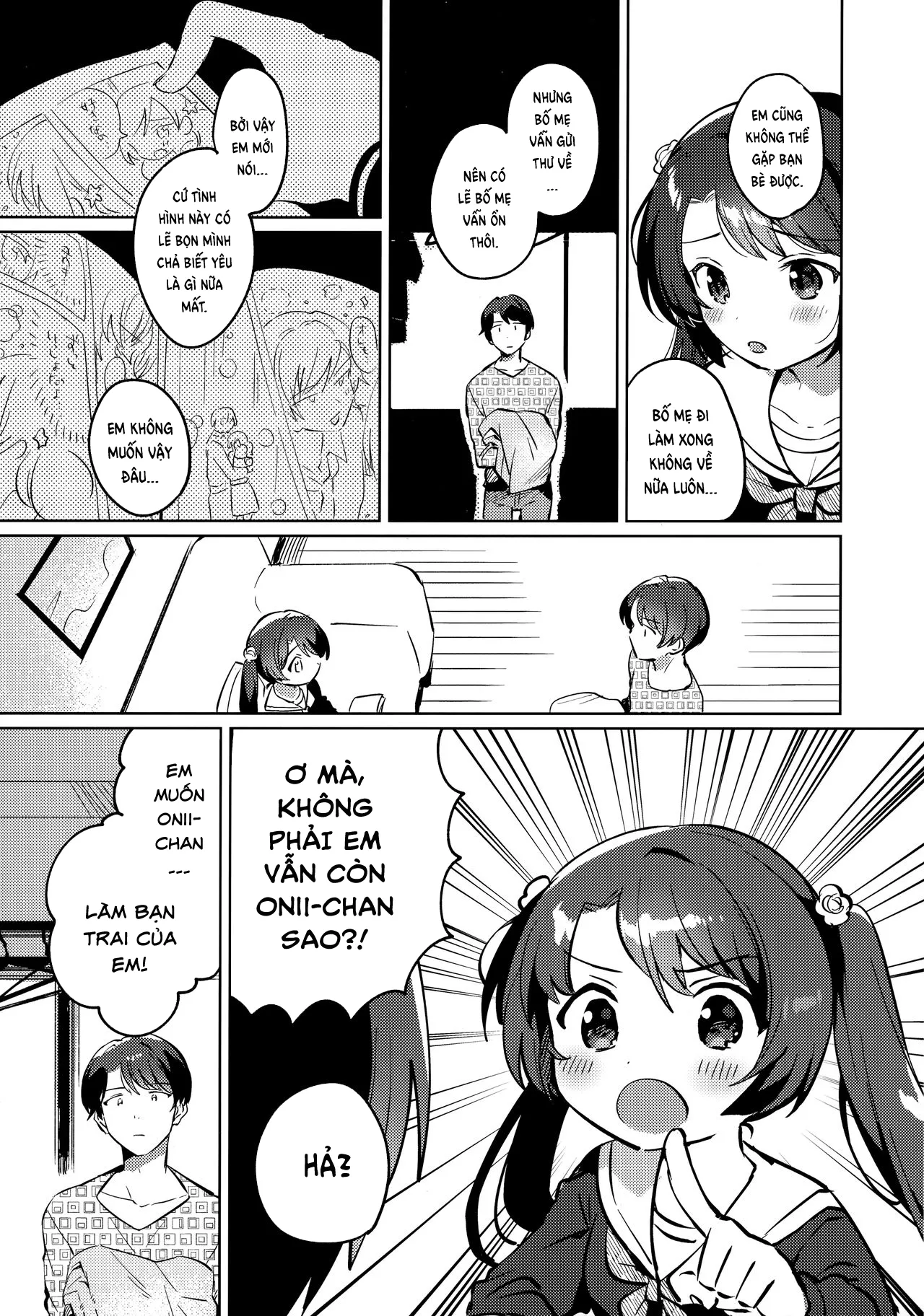 HentaiVN.net - Ảnh 7 - Đại dịch bên em [Imouto to Lockdown;妹とロックダウン] - Oneshot