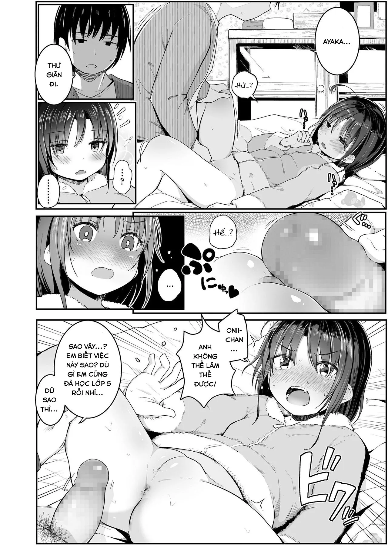 HentaiVN.net - Ảnh 9 - Bí mật của cô em gái nhỏ - Oneshot