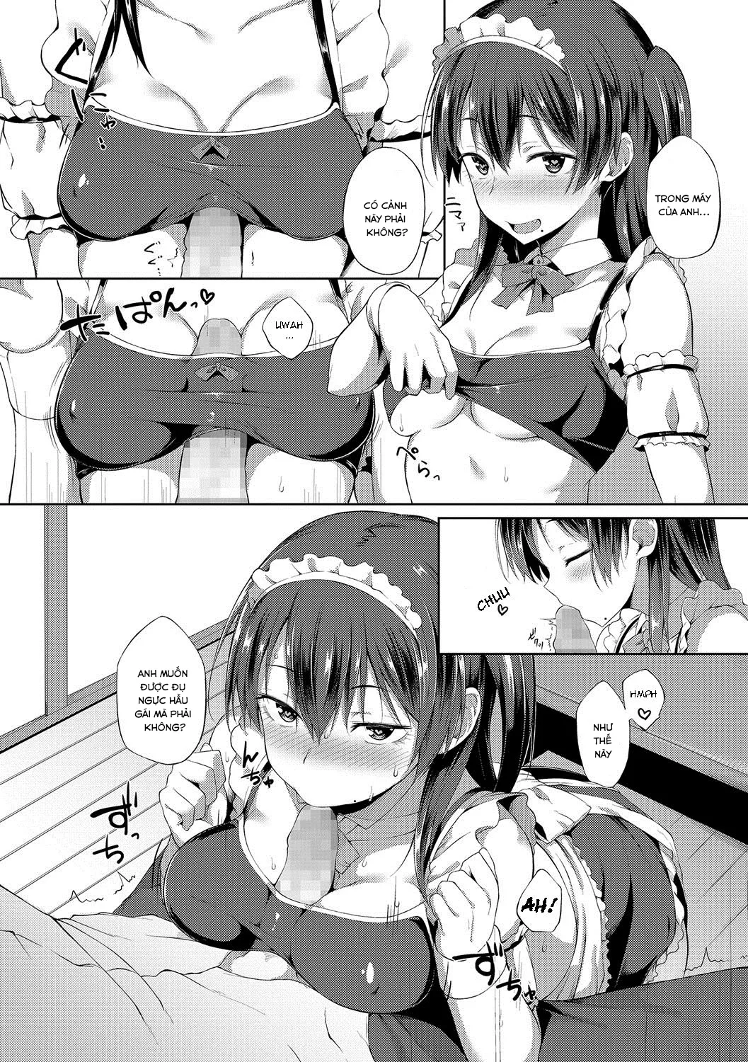 HentaiVN.net - Ảnh 8 - Em gái của tôi là hầu gái! [Zenryaku, Imouto ga Maid ni Narimashite; 前略、妹がメイドになりまして My Little Sister Has Become a Maid;] - Oneshot