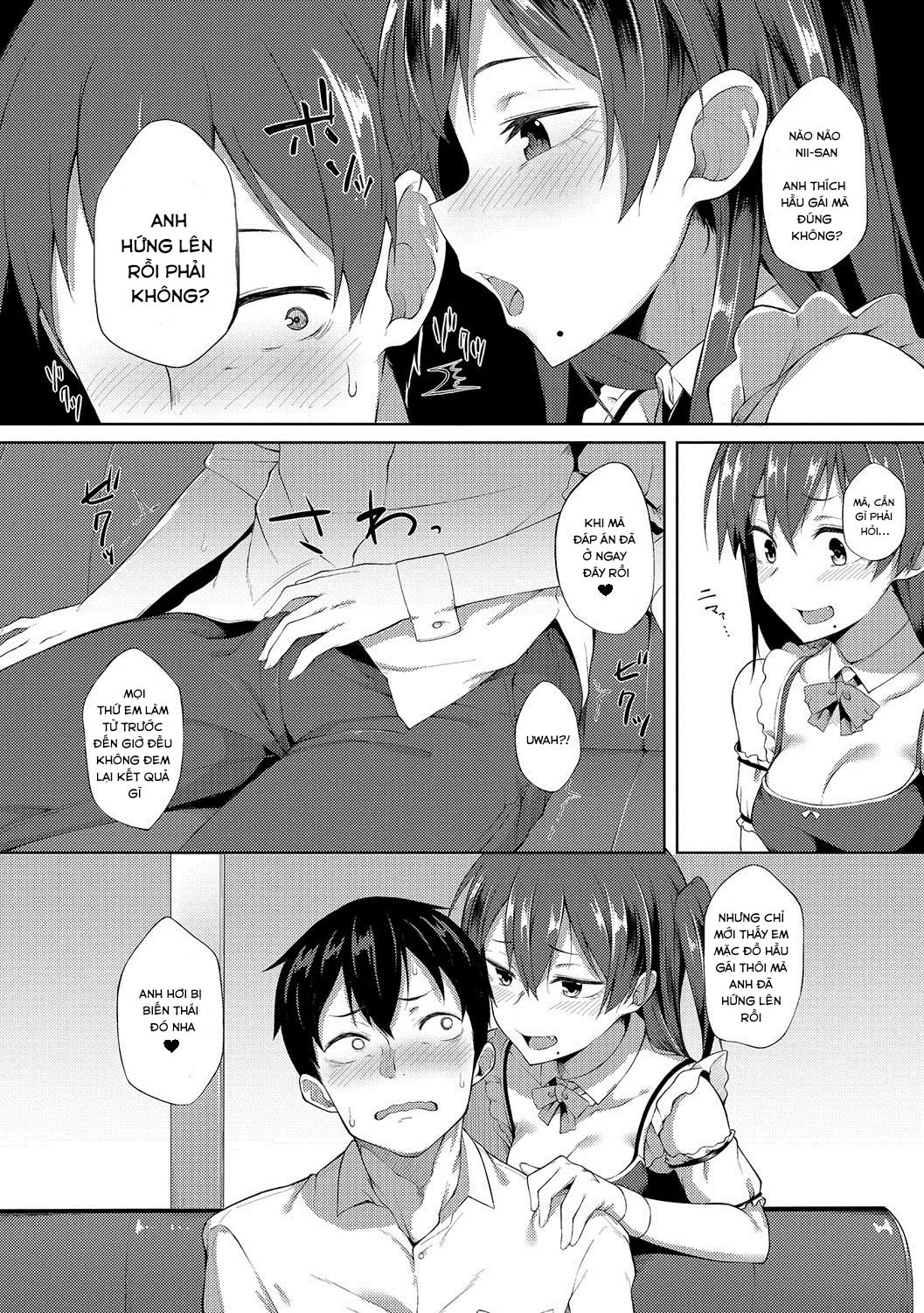 HentaiVN.net - Ảnh 6 - Em gái của tôi là hầu gái! [Zenryaku, Imouto ga Maid ni Narimashite; 前略、妹がメイドになりまして My Little Sister Has Become a Maid;] - Oneshot