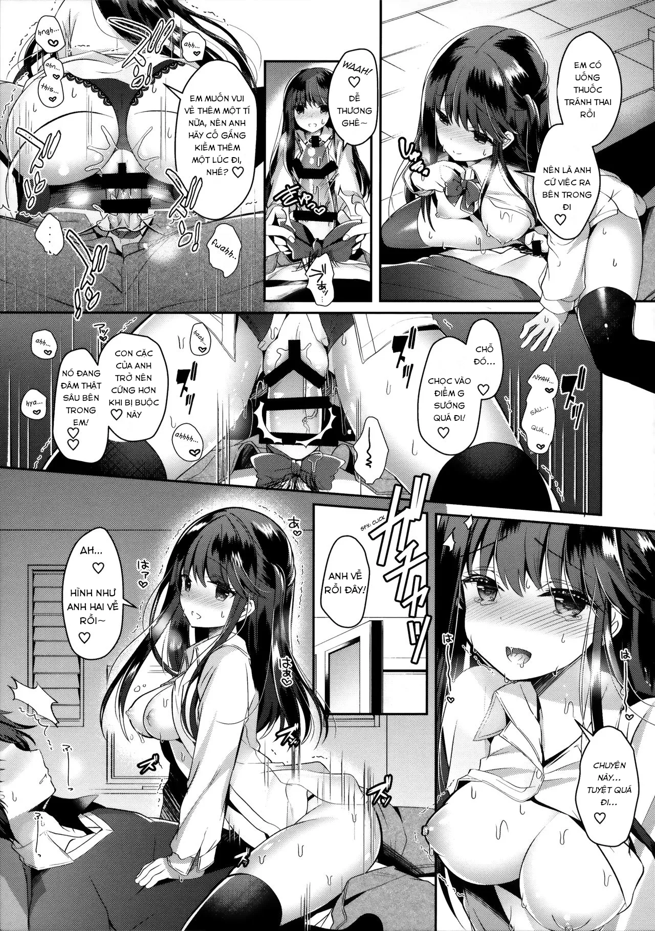 HentaiVN.net - Ảnh 12 - Đứa em gái Sayuki dễ thương của tôi hóa ra là một con phò!? [Bitch na Koakuma Sayuki-chan ~Onii-chan ni Anikatsuchuu~; ビッチな小悪魔紗雪ちゃん～お兄ちゃんに兄活中～] - Oneshot