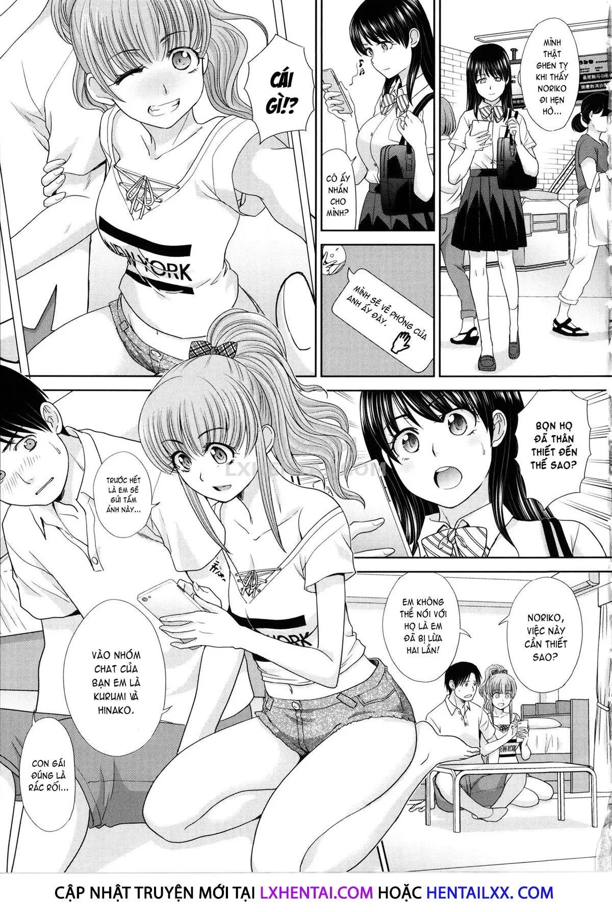 HentaiVN.net - Ảnh 10 - I Had Sex With My Sister And Then I Had Sex With Her Friends [Imouto To Yatte Shimattashi, Imouto No Tomodachi To Mo Yatte Shimatta] - Chap 1