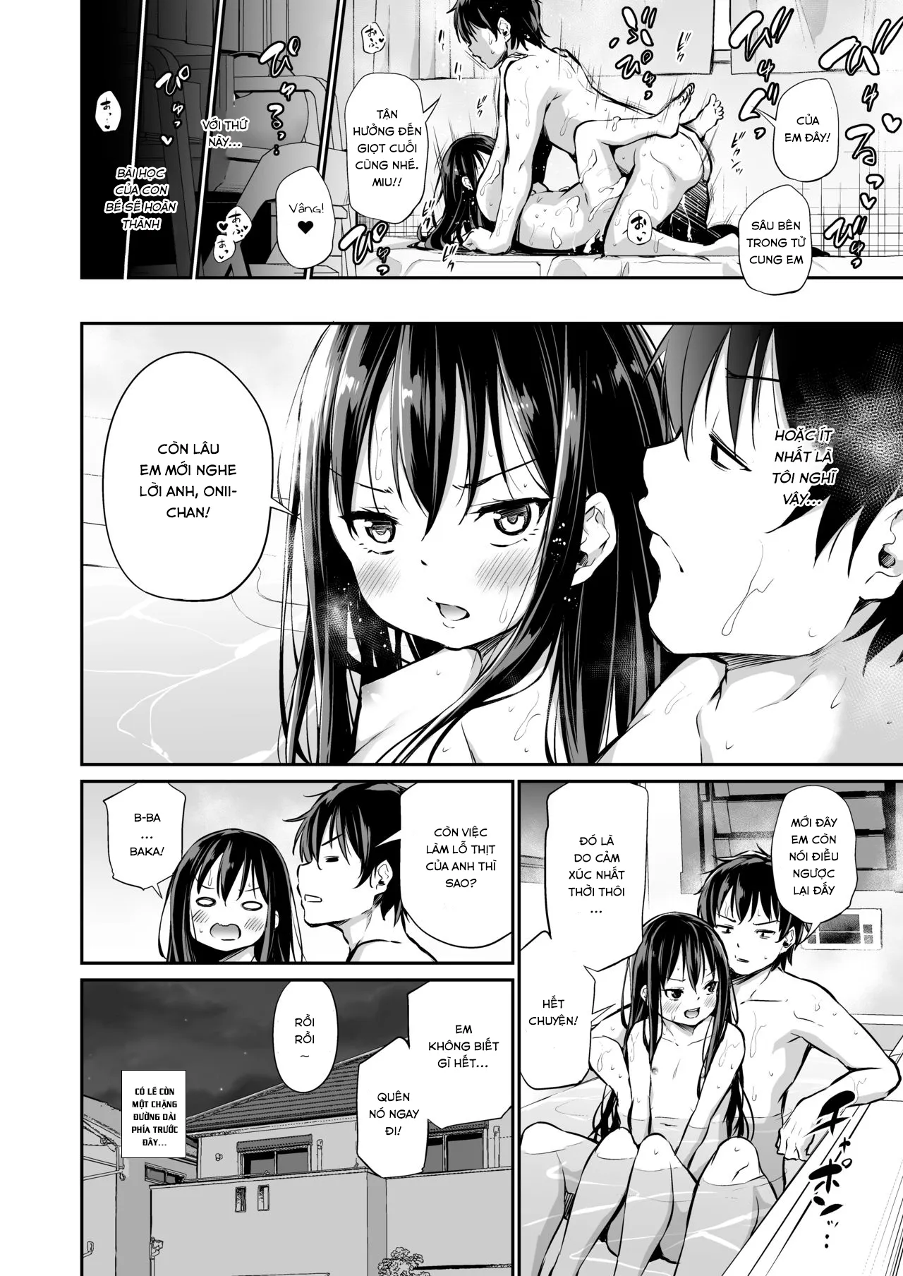 HentaiVN.net - Ảnh 34 - Địt tung lồn con em gái mất nết! [Namaiki na Imouto o Otosu Houhou] - Oneshot