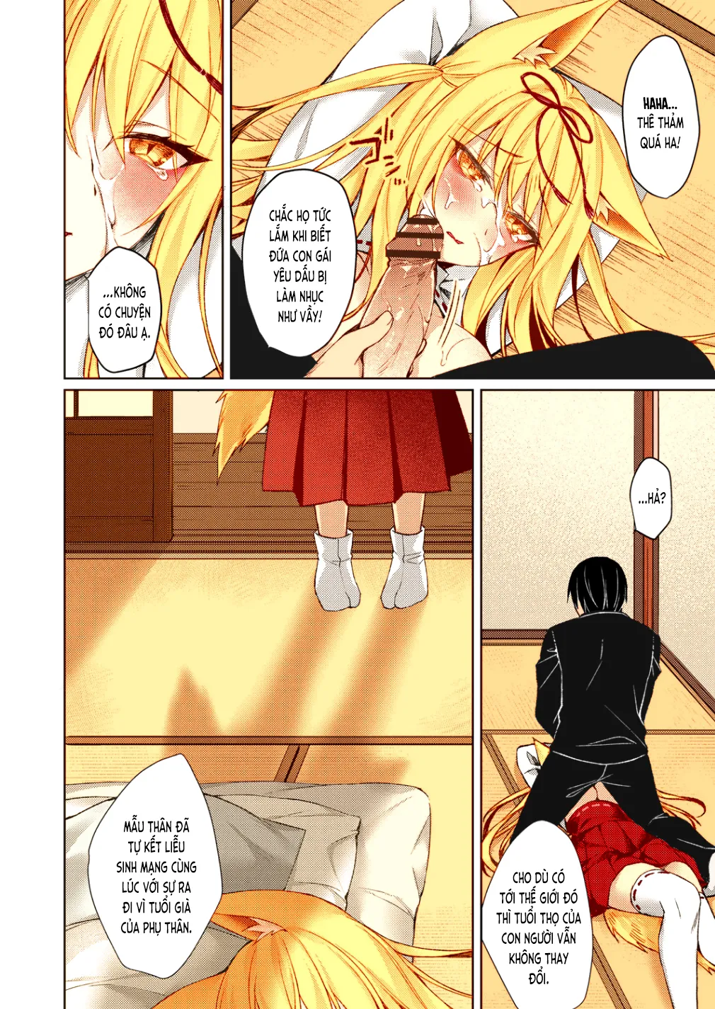 HentaiVN.net - Ảnh 13 - Làm rễ hồ ly [Kitsune no Mukoiri; 狐の婿入] - Oneshot