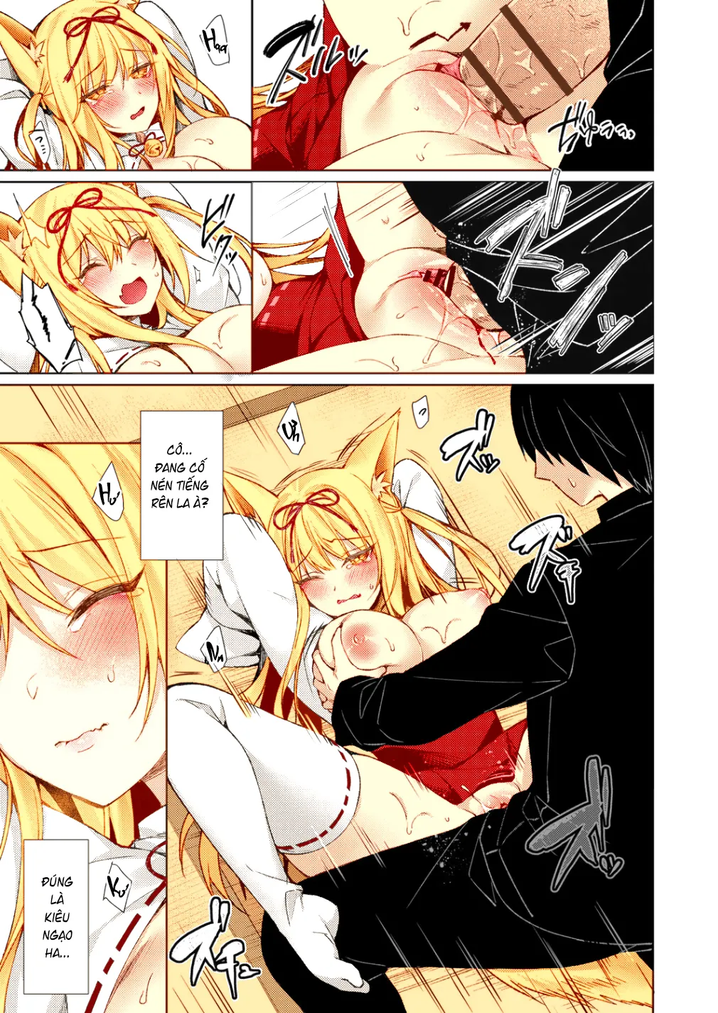 HentaiVN.net - Ảnh 16 - Làm rễ hồ ly [Kitsune no Mukoiri; 狐の婿入] - Oneshot