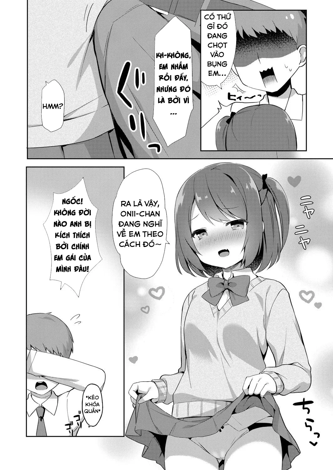 HentaiVN.net - Ảnh 8 - Sự cám dỗ của em gái nhỏ tôi [Yuuwaku・Imouto] - Chap 1: Natsuna và Onii-chan!