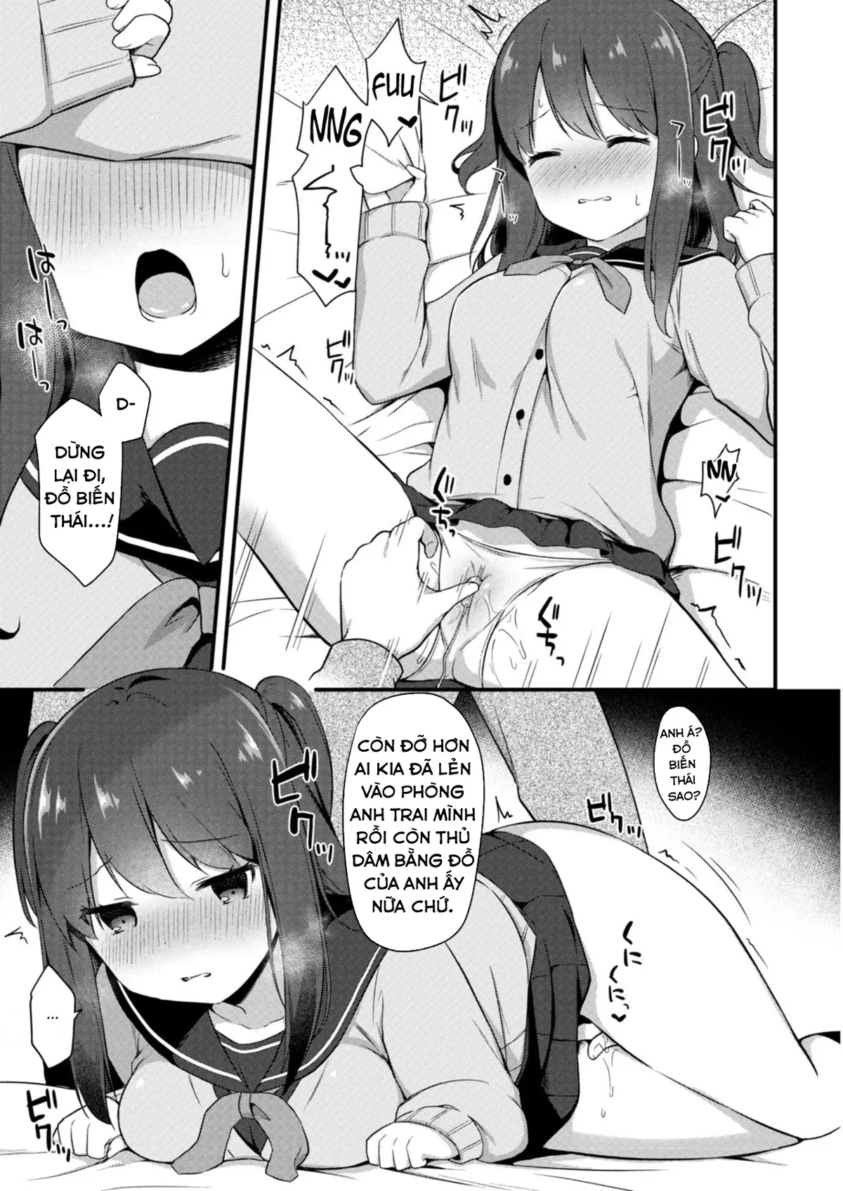 HentaiVN.net - Ảnh 11 - Sự cám dỗ của em gái nhỏ tôi [Yuuwaku・Imouto] - Chap 3: Rina và Onii-chan!