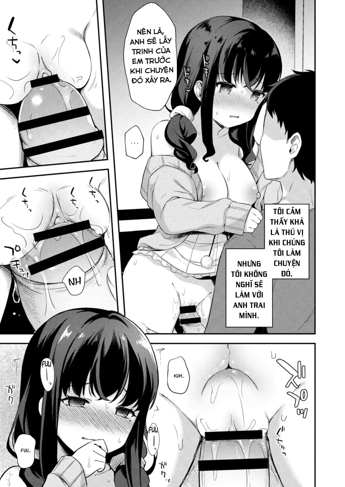 HentaiVN.net - Ảnh 11 - Sự cám dỗ của em gái nhỏ tôi [Yuuwaku・Imouto] - Chap 4: Airi và Onii-chan!