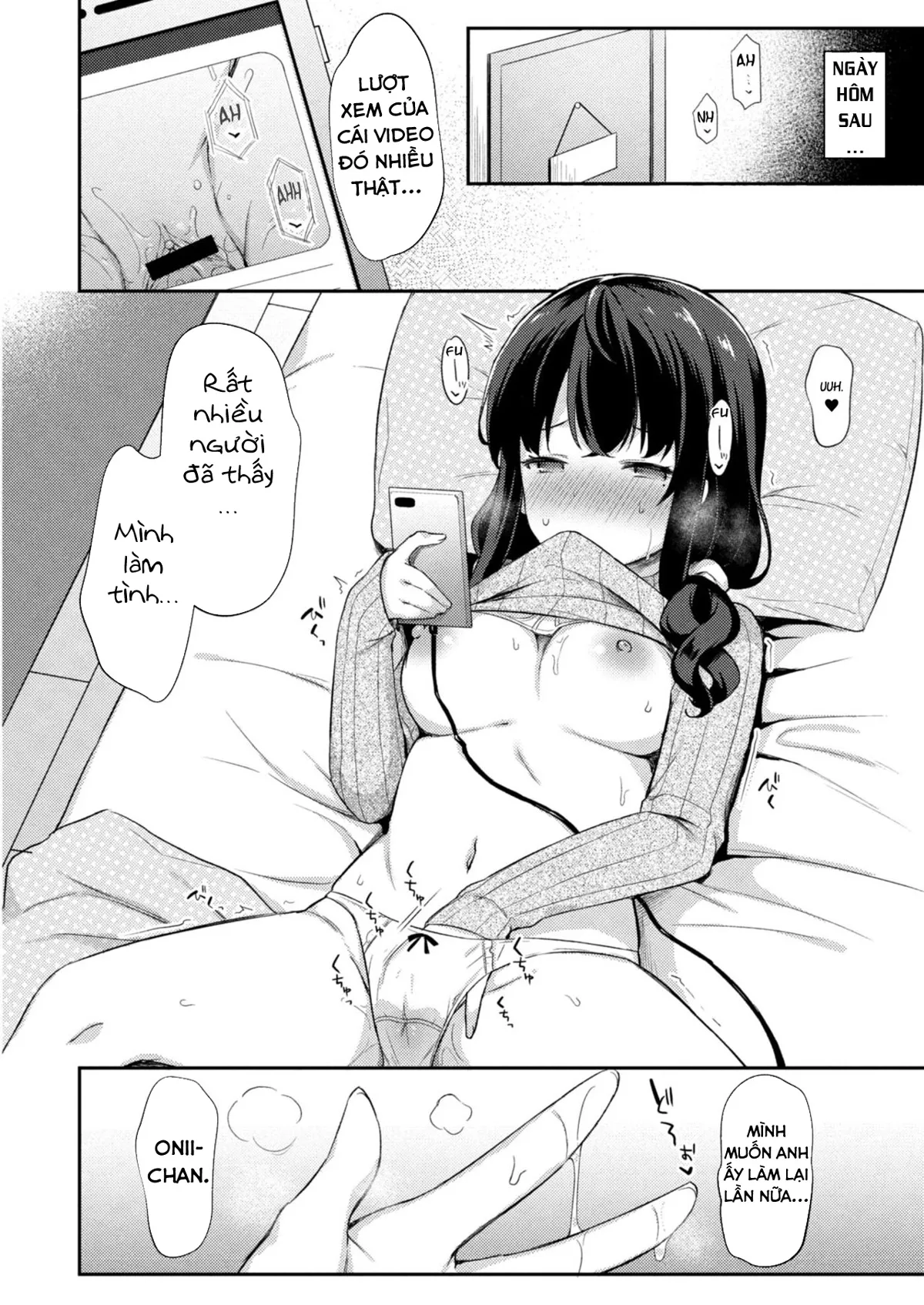 HentaiVN.net - Ảnh 24 - Sự cám dỗ của em gái nhỏ tôi [Yuuwaku・Imouto] - Chap 4: Airi và Onii-chan!