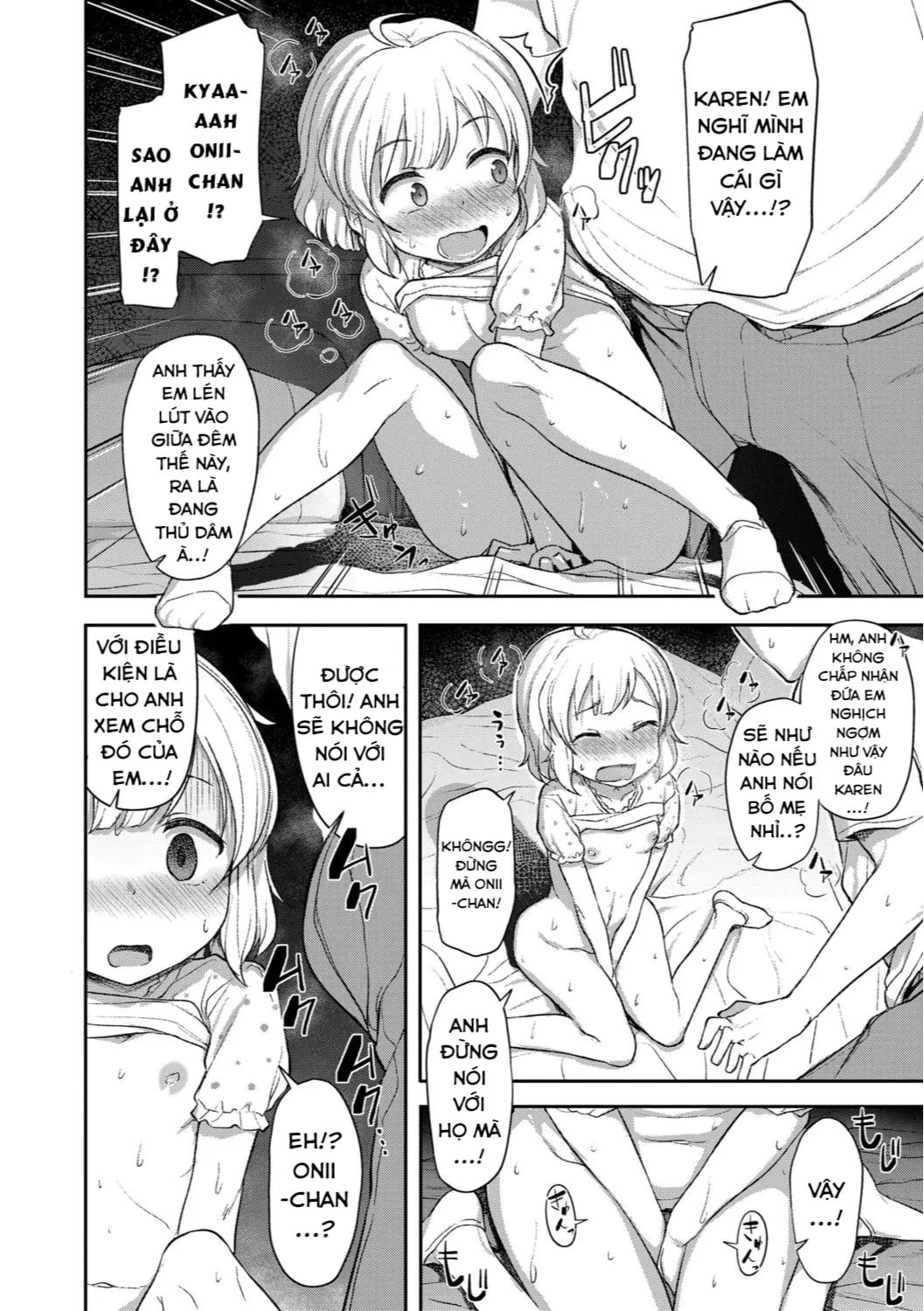 HentaiVN.net - Ảnh 4 - Em gái tôi là cỗ máy dập [Imouto no Seiyoku ga Tsuyosugiru] - Oneshot