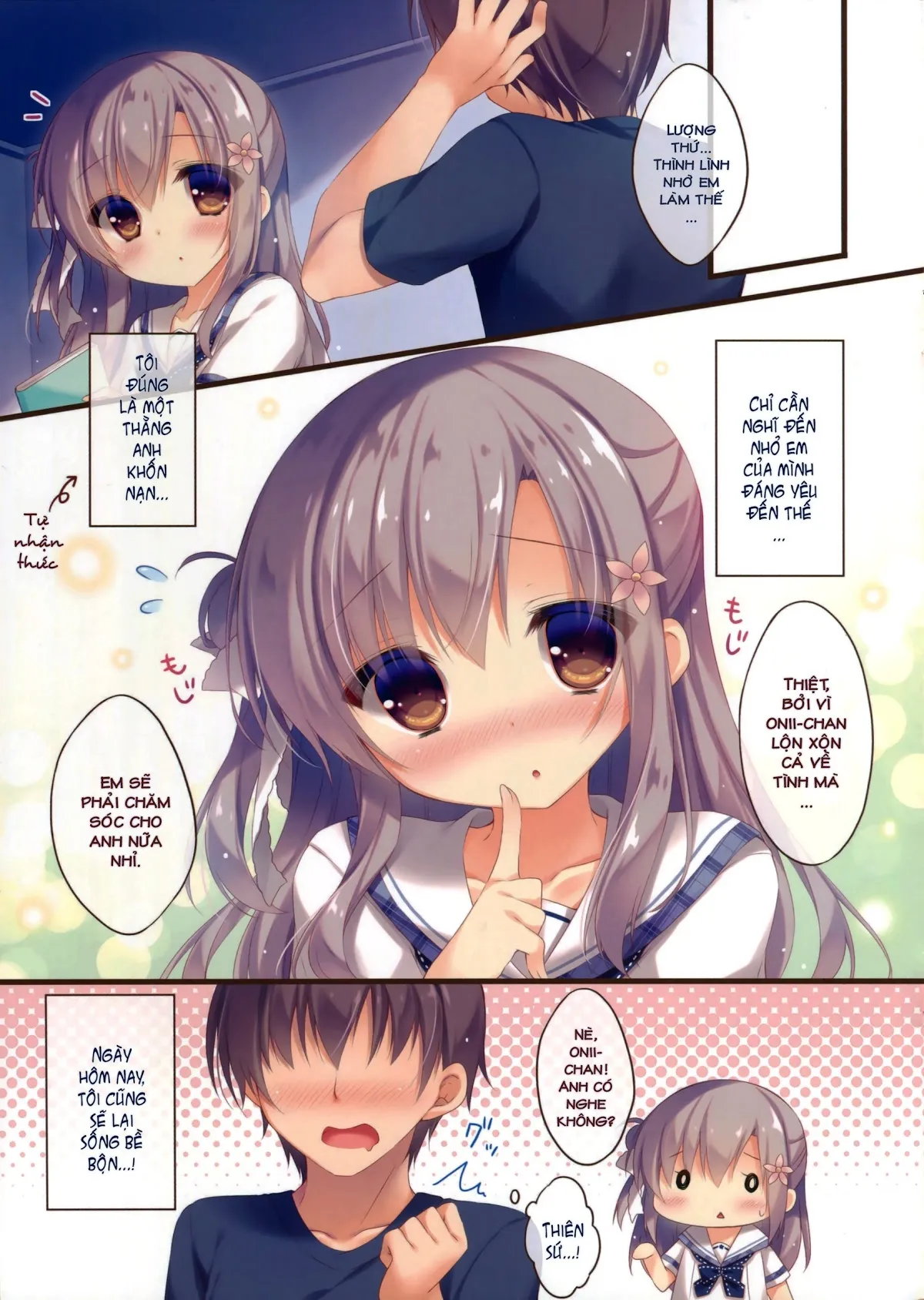 HentaiVN.net - Ảnh 12 - Cứ để việc chăm sóc anh hai cho em nhé [Onii-chan Osewa wa Watashi ni Makasete ne, お兄ちゃんお世話は私に任せてね] - Chương 1