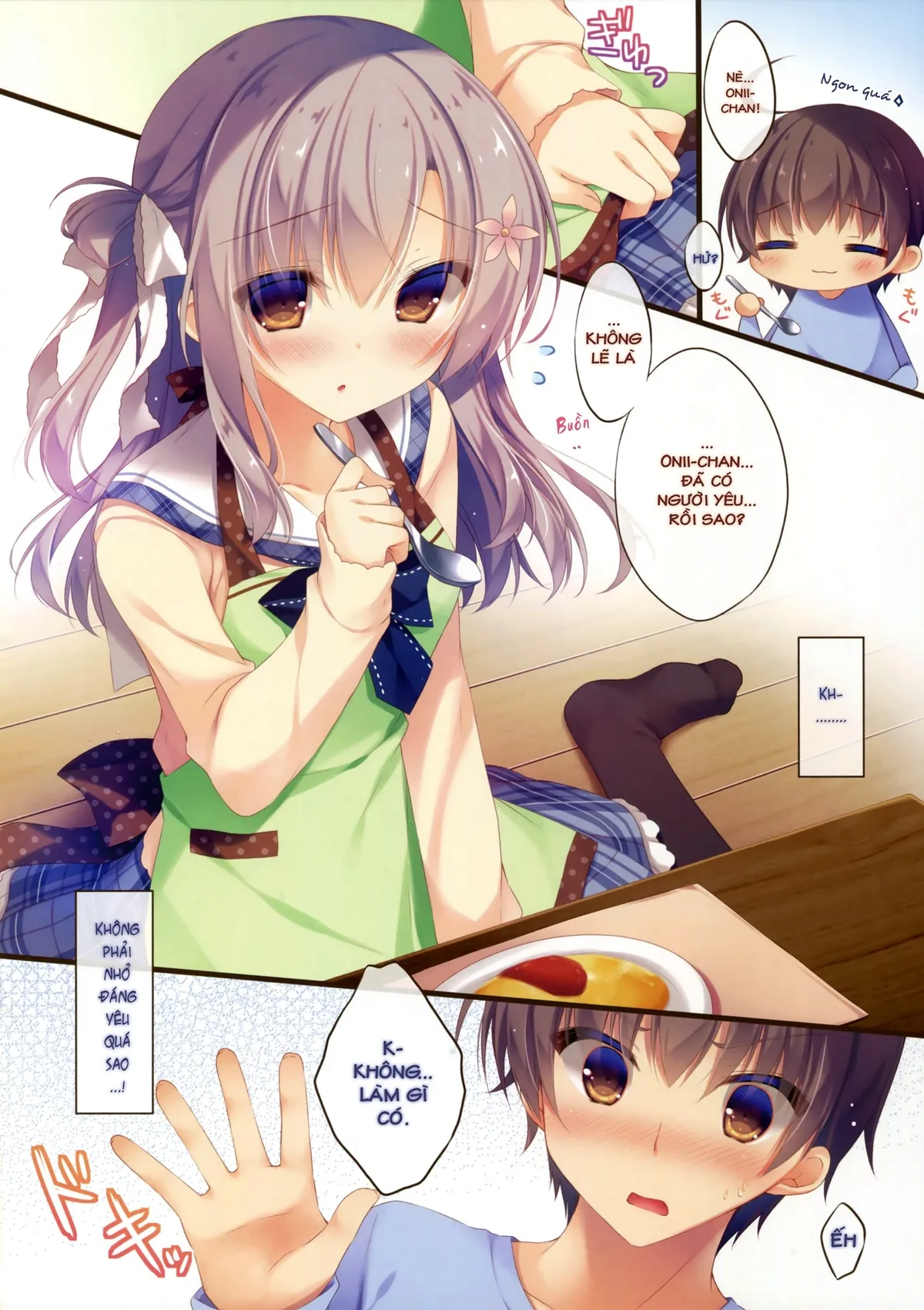 HentaiVN.net - Ảnh 5 - Cứ để việc chăm sóc anh hai cho em nhé [Onii-chan Osewa wa Watashi ni Makasete ne, お兄ちゃんお世話は私に任せてね] - Chương 2