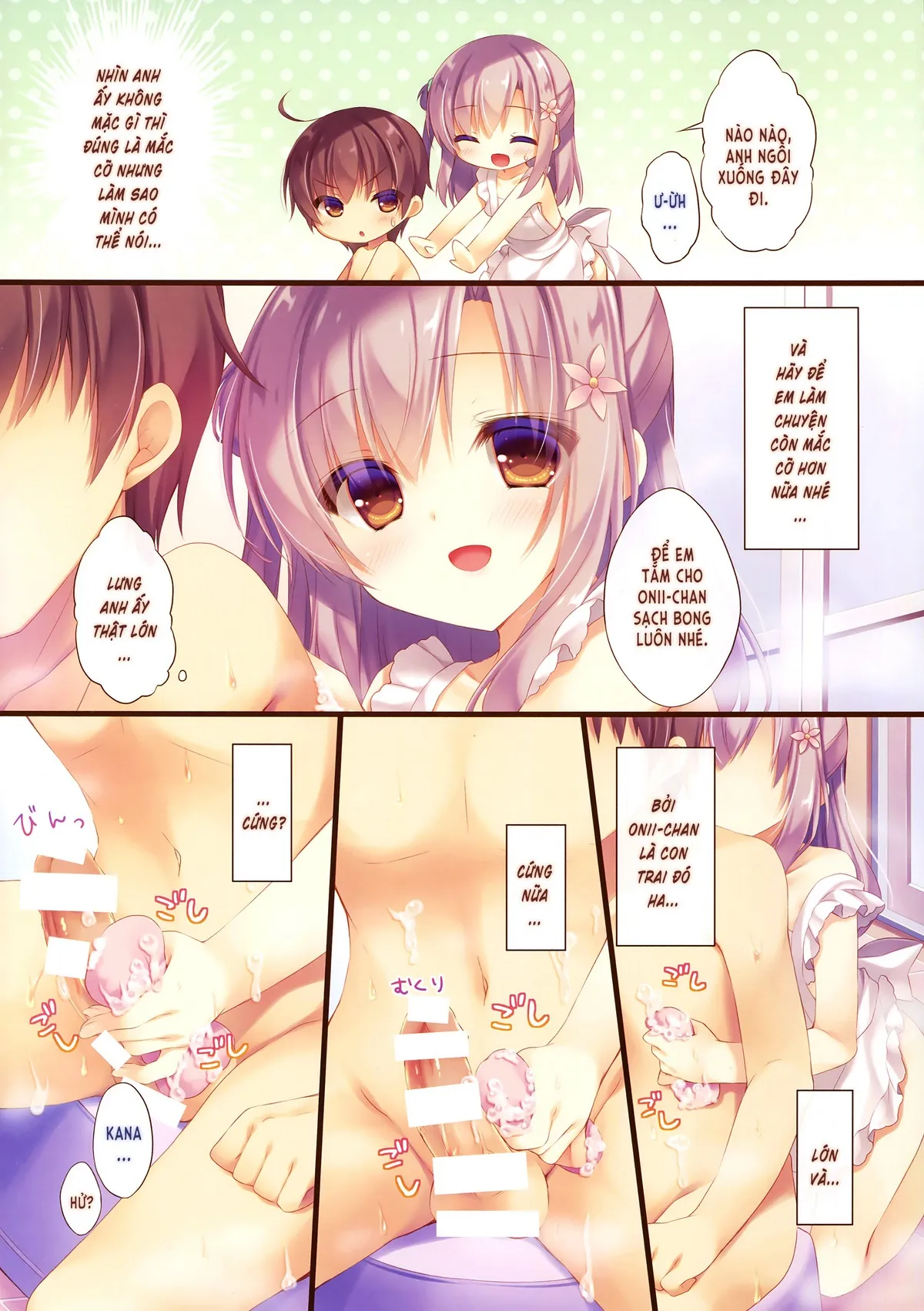 HentaiVN.net - Ảnh 7 - Cứ để việc chăm sóc anh hai cho em nhé [Onii-chan Osewa wa Watashi ni Makasete ne, お兄ちゃんお世話は私に任せてね] - Chương 4