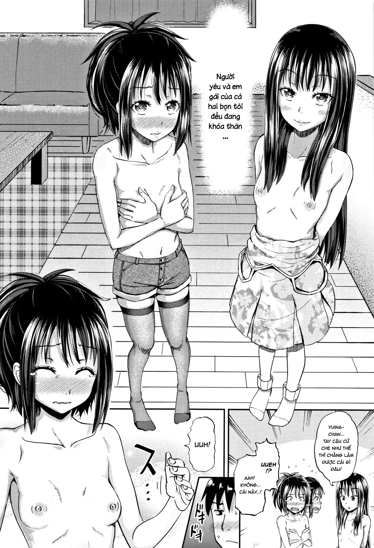 HentaiVN.net - Ảnh 10 - Nodohame: Imouto Swappi [ノドハメ] - Chap 1