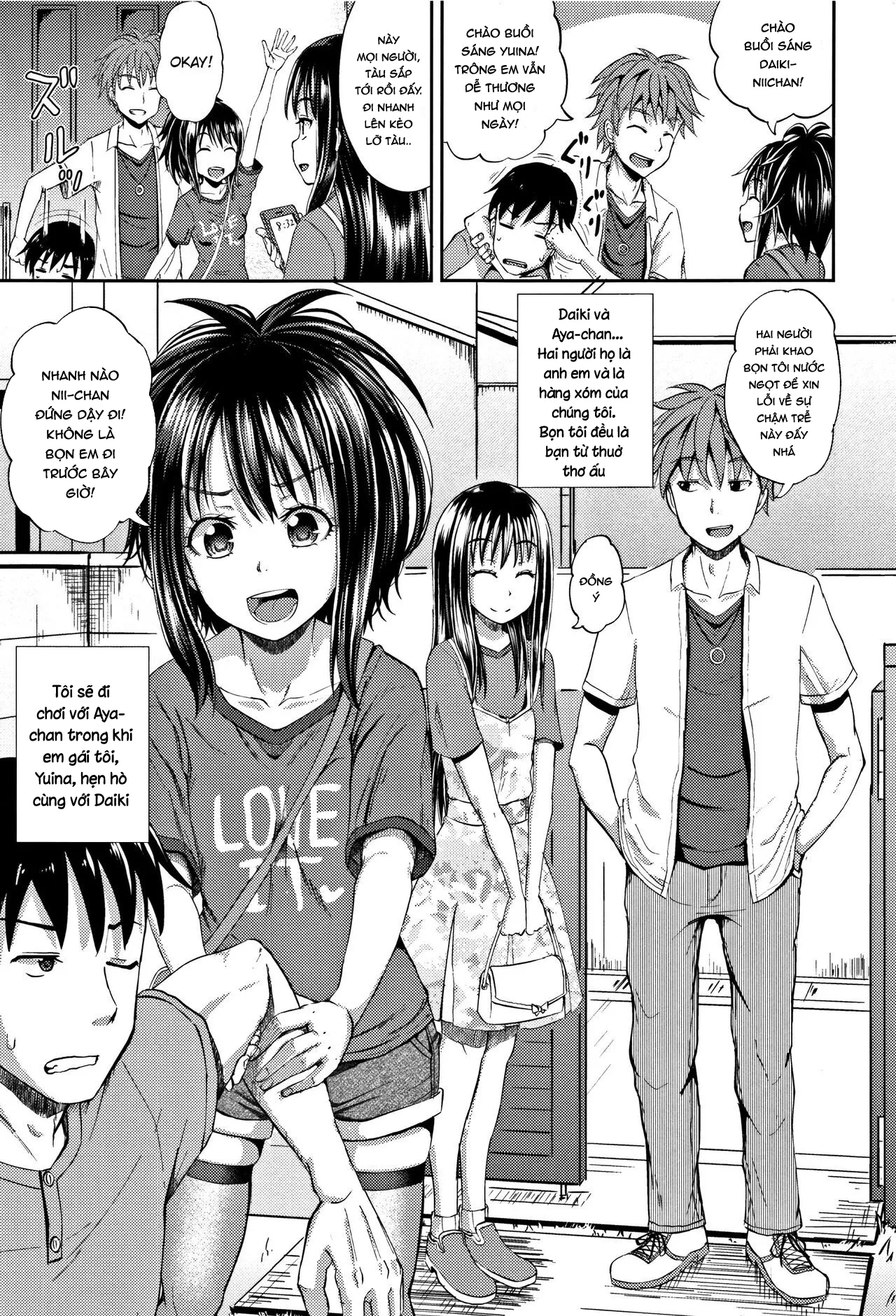 HentaiVN.net - Ảnh 5 - Nodohame: Imouto Swappi [ノドハメ] - Chap 1