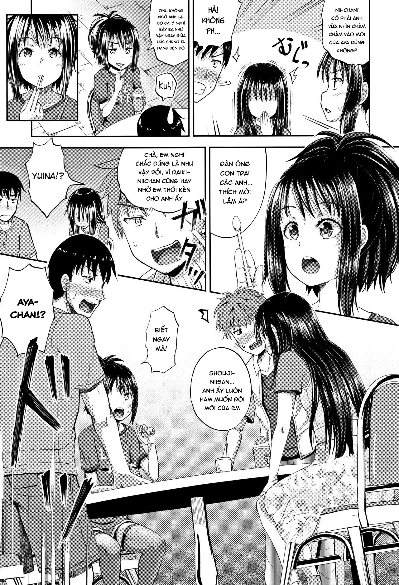 HentaiVN.net - Ảnh 7 - Nodohame: Imouto Swappi [ノドハメ] - Chap 1