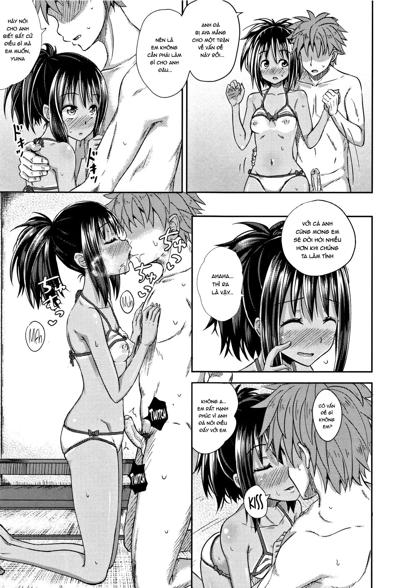 HentaiVN.net - Ảnh 8 - Nodohame: Imouto Swappi [ノドハメ] - Chap 3