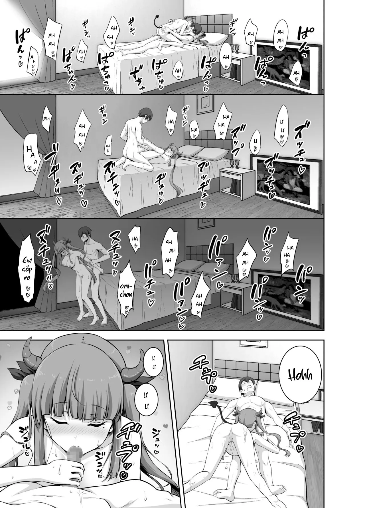 HentaiVN.net - Ảnh 14 - Em gái succubus của tôi không nghiện phịch đâu! [妹サキュバスはHにハマッたりしないんだからね] - Oneshot