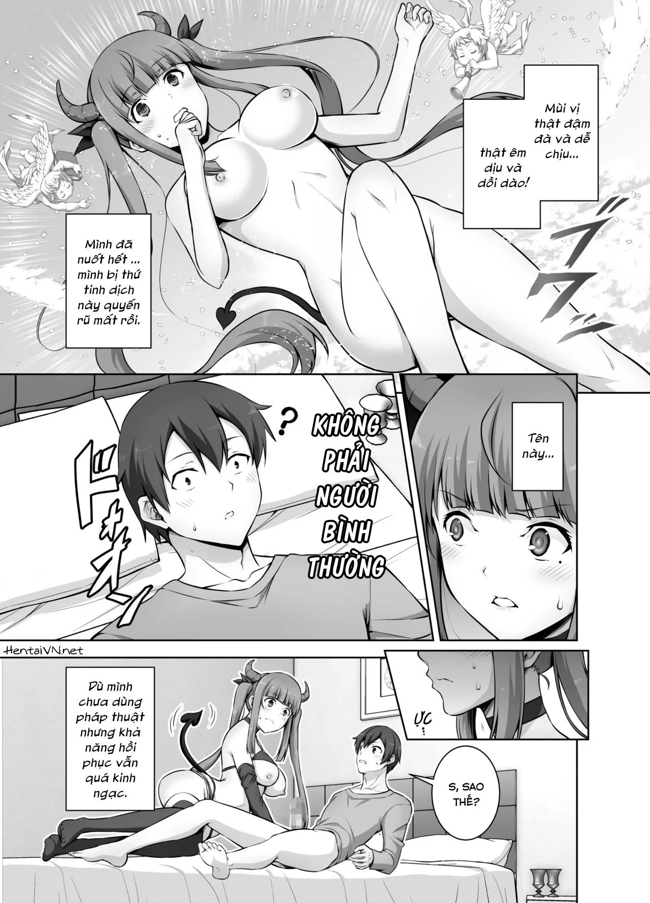 HentaiVN.net - Ảnh 6 - Em gái succubus của tôi không nghiện phịch đâu! [妹サキュバスはHにハマッたりしないんだからね] - Oneshot