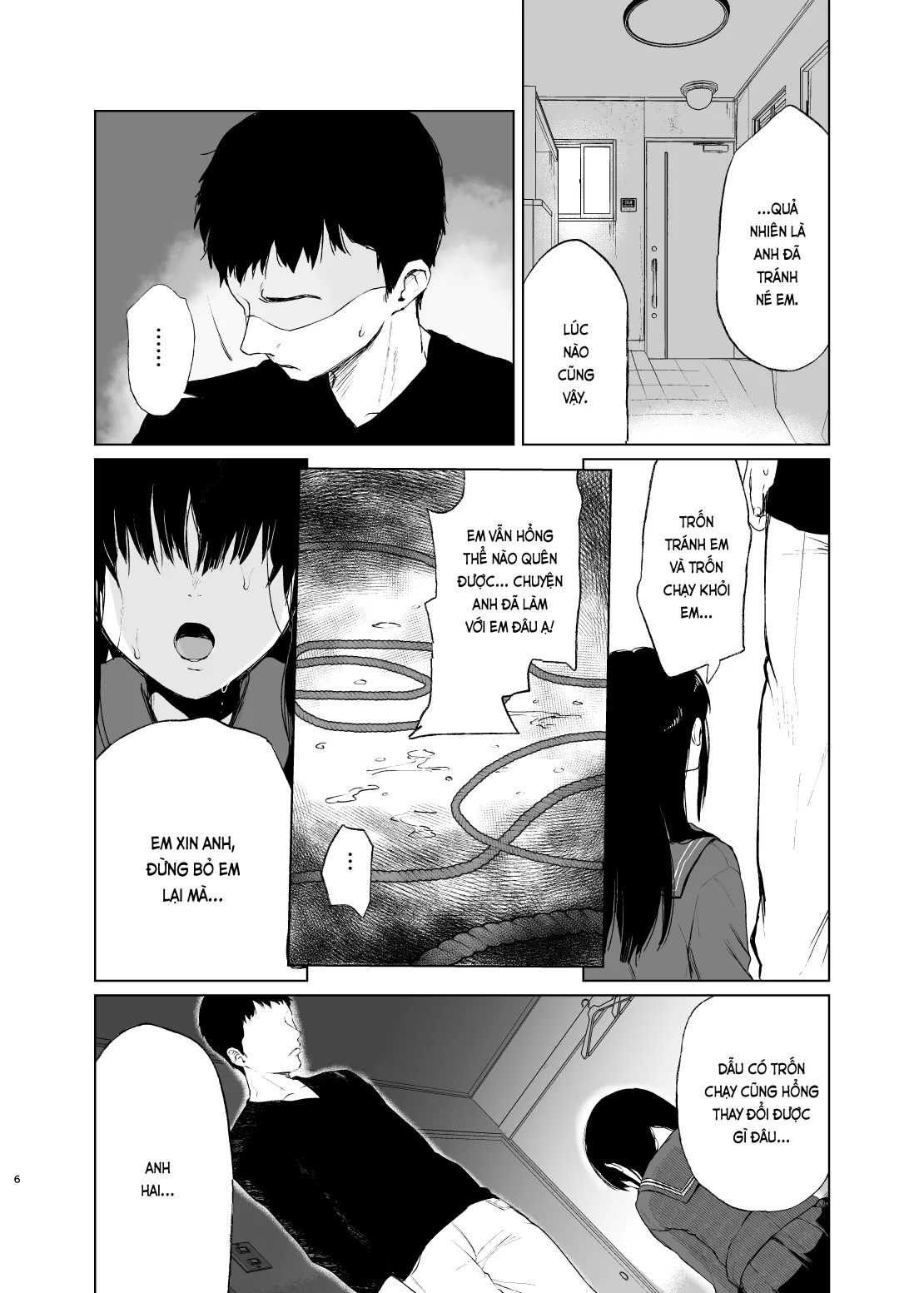 HentaiVN.net - Ảnh 5 - Lỗi tại, anh hai cả đó (nguyên tác) [Onii-chan no, Sei da yo; おにいちゃんの、せいだよ] - Oneshot