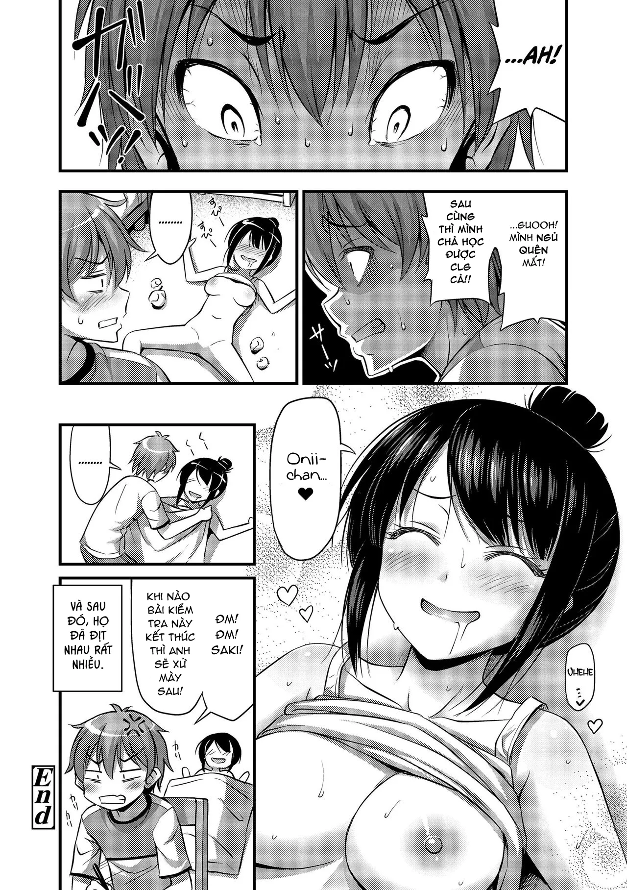 HentaiVN.net - Ảnh 17 - Tại con em mà tôi luôn bị điểm kém [My Little Sister Grew So Much That I Have No Standing as an Older Brother ; Imouto ga Sodachi Sugite Ani no Tachiba ga Nai ; 妹が育ちすぎて兄の立場がない] - Oneshot
