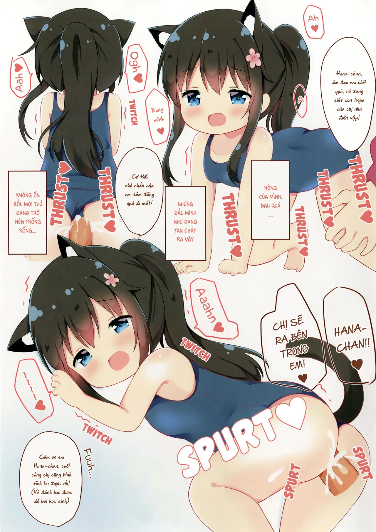HentaiVN.net - Ảnh 10 - Uống nước tăng lực, tôi mọc trym lúc nào không hay! [Watashi ni XXX ga Haete Kita!; A XXX Grew on Me!] - Oneshot