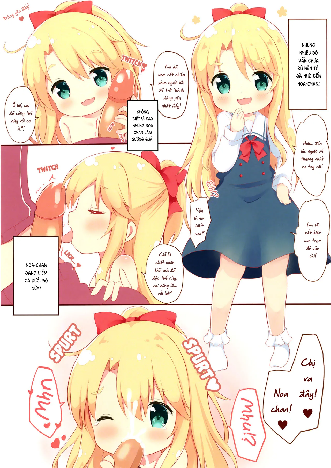 HentaiVN.net - Ảnh 6 - Uống nước tăng lực, tôi mọc trym lúc nào không hay! [Watashi ni XXX ga Haete Kita!; A XXX Grew on Me!] - Oneshot