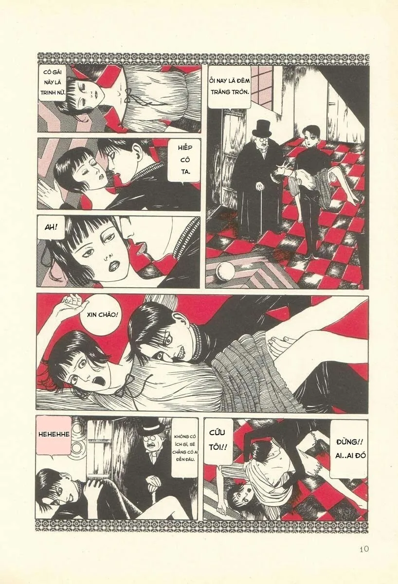 HentaiVN.net - Ảnh 6 - Tuyển tập kinh dị của Suehiro Maruo - Bông hồng nhuốm màu quỷ dữ [Rose Colored Monster] - Chap 1