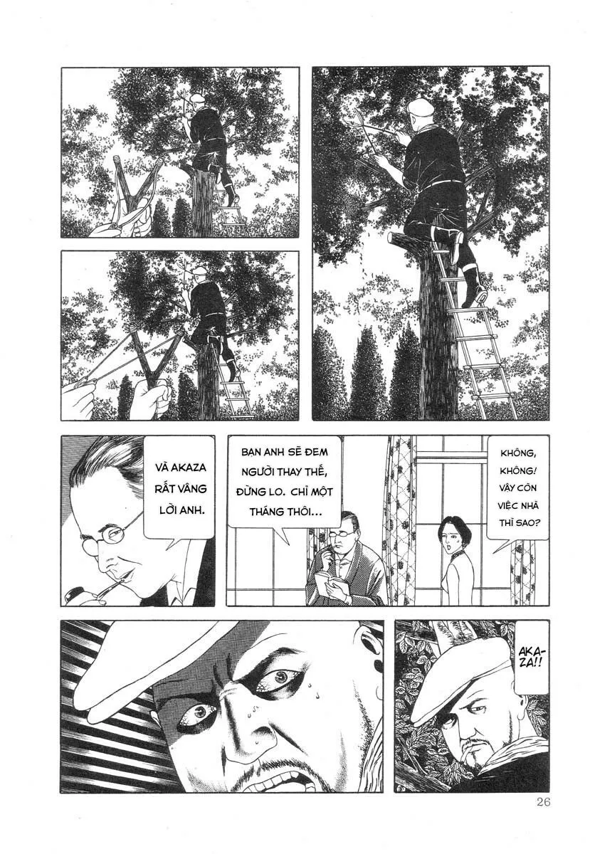 HentaiVN.net - Ảnh 10 - Tuyển tập kinh dị của Suehiro Maruo - Bông hồng nhuốm màu quỷ dữ [Rose Colored Monster] - Chap 3: Thói quen của người đàn ông tầng lớp hạ lưu