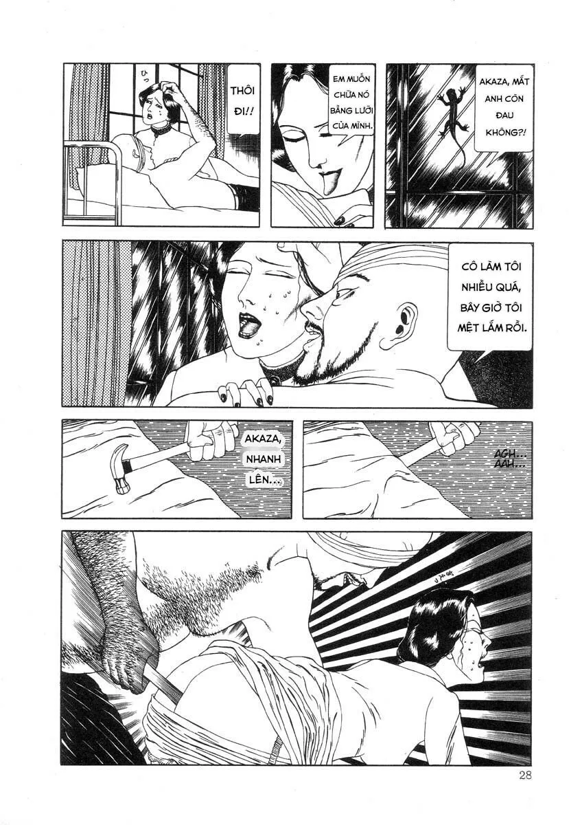 HentaiVN.net - Ảnh 12 - Tuyển tập kinh dị của Suehiro Maruo - Bông hồng nhuốm màu quỷ dữ [Rose Colored Monster] - Chap 3: Thói quen của người đàn ông tầng lớp hạ lưu